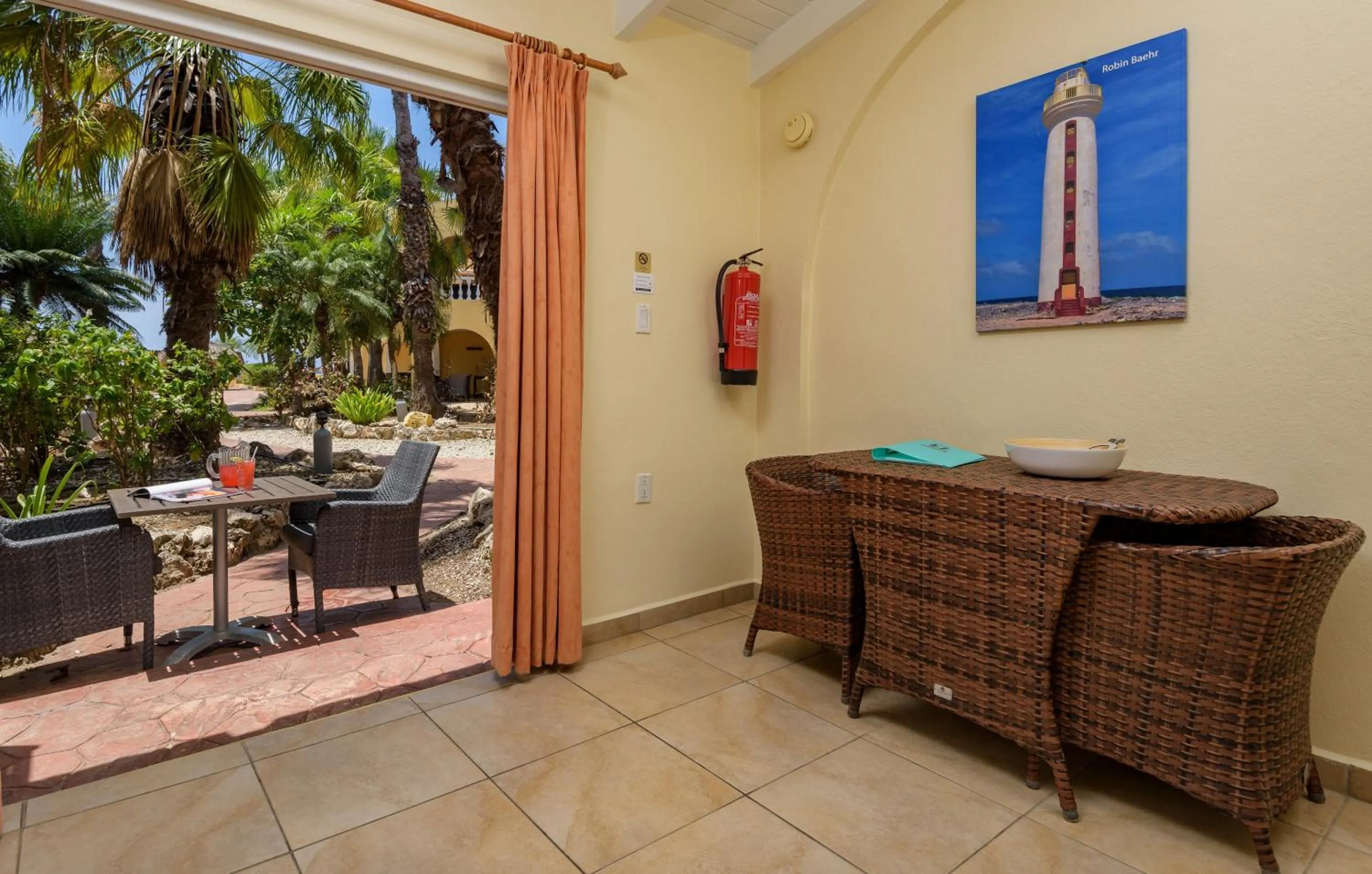 Patio in Buddy Dive Resort