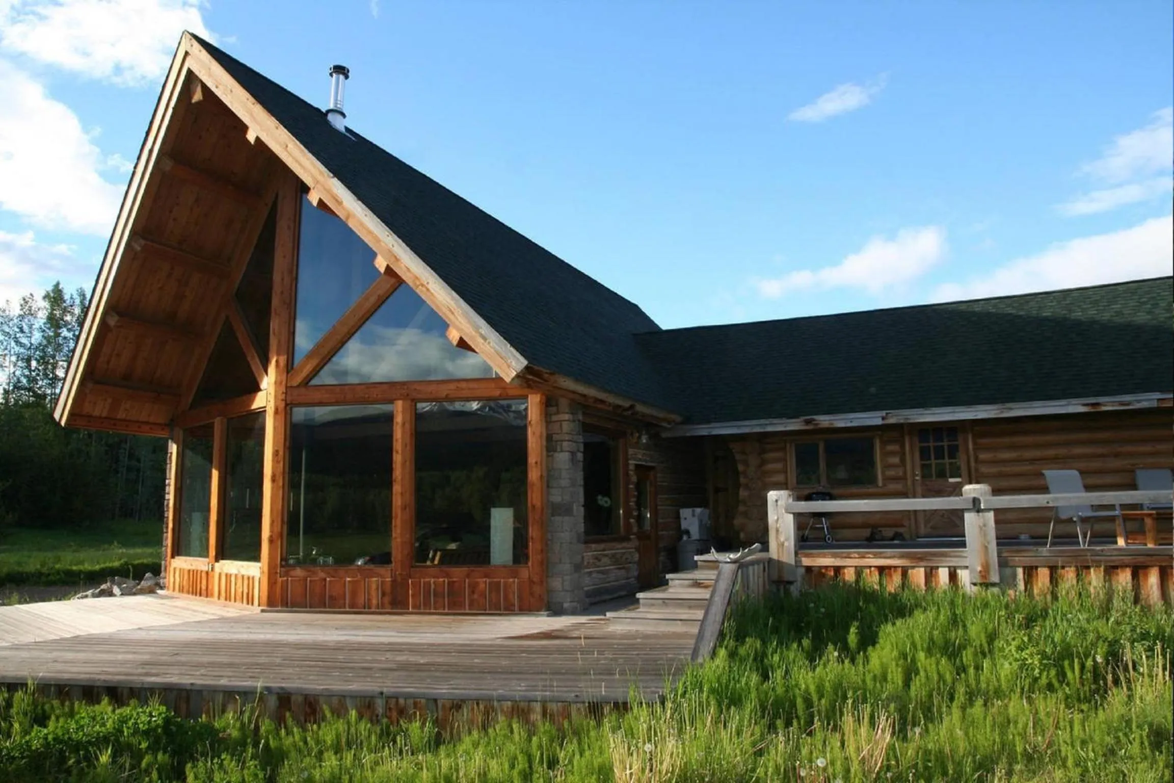 Facade/entrance in LDR Lodge - Last Dollar Ranch