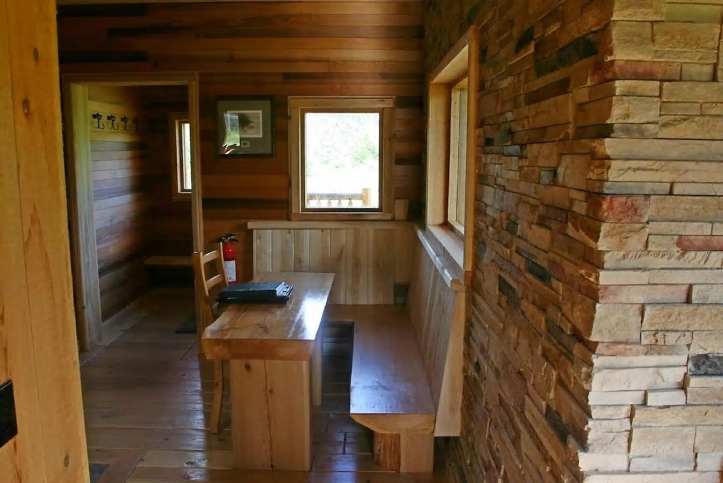 Dining area in LDR Lodge - Last Dollar Ranch