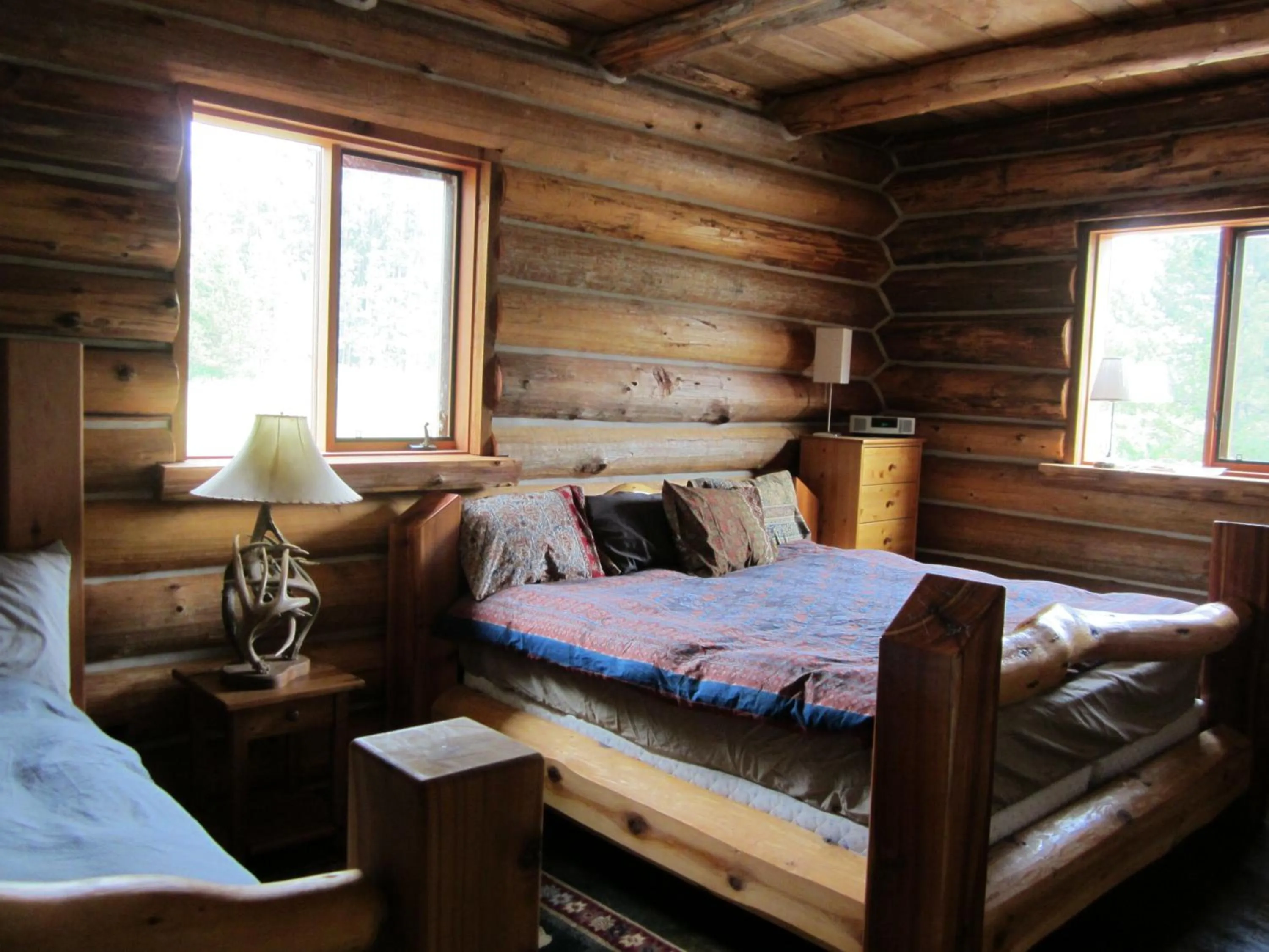 Bedroom, Bed in LDR Lodge - Last Dollar Ranch