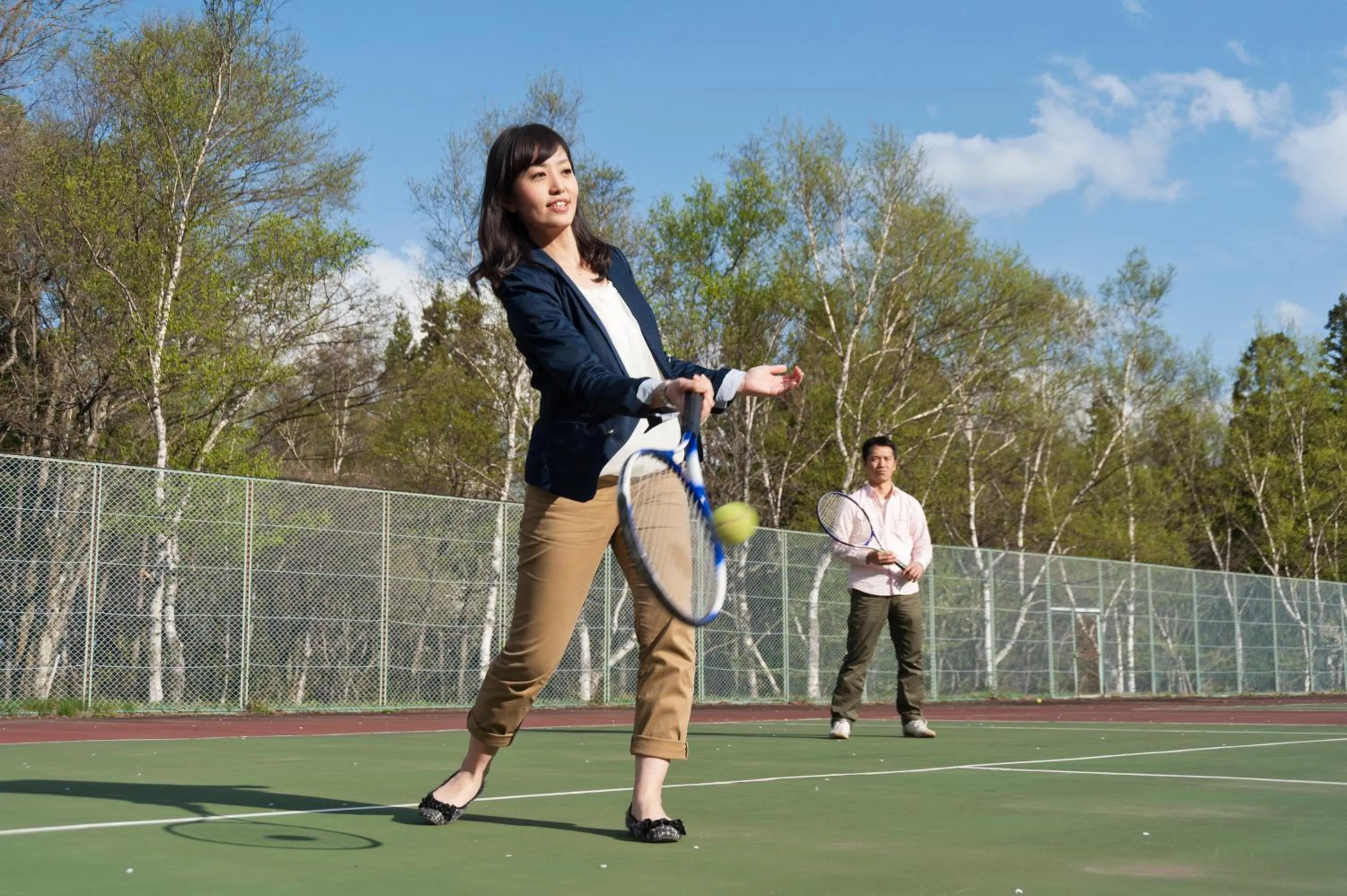 Tennis court in Arcadia