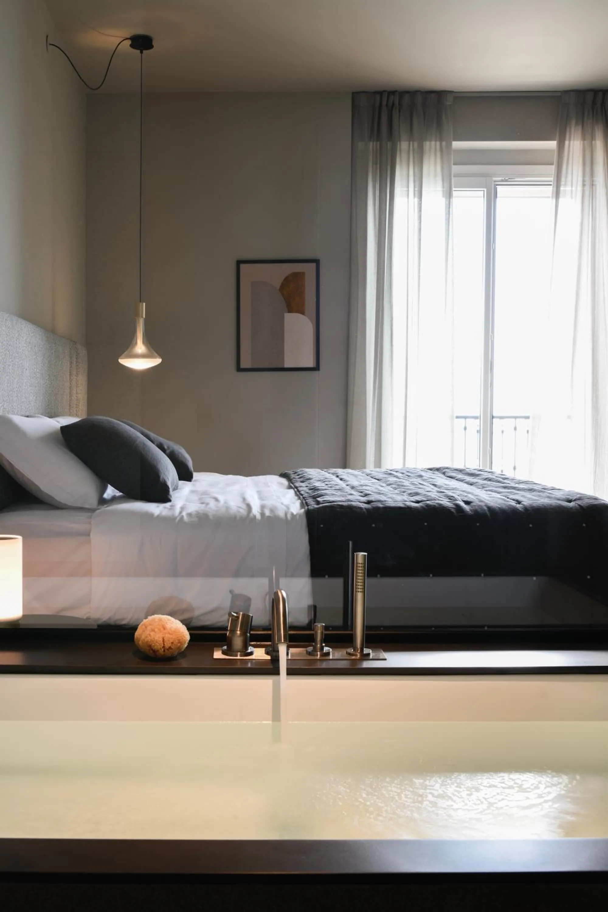 Bath, Bed in Hotel Windsor