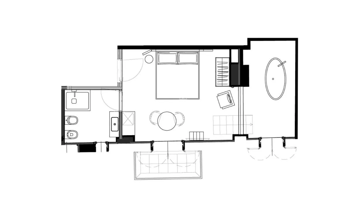 Floor plan in Hotel Windsor