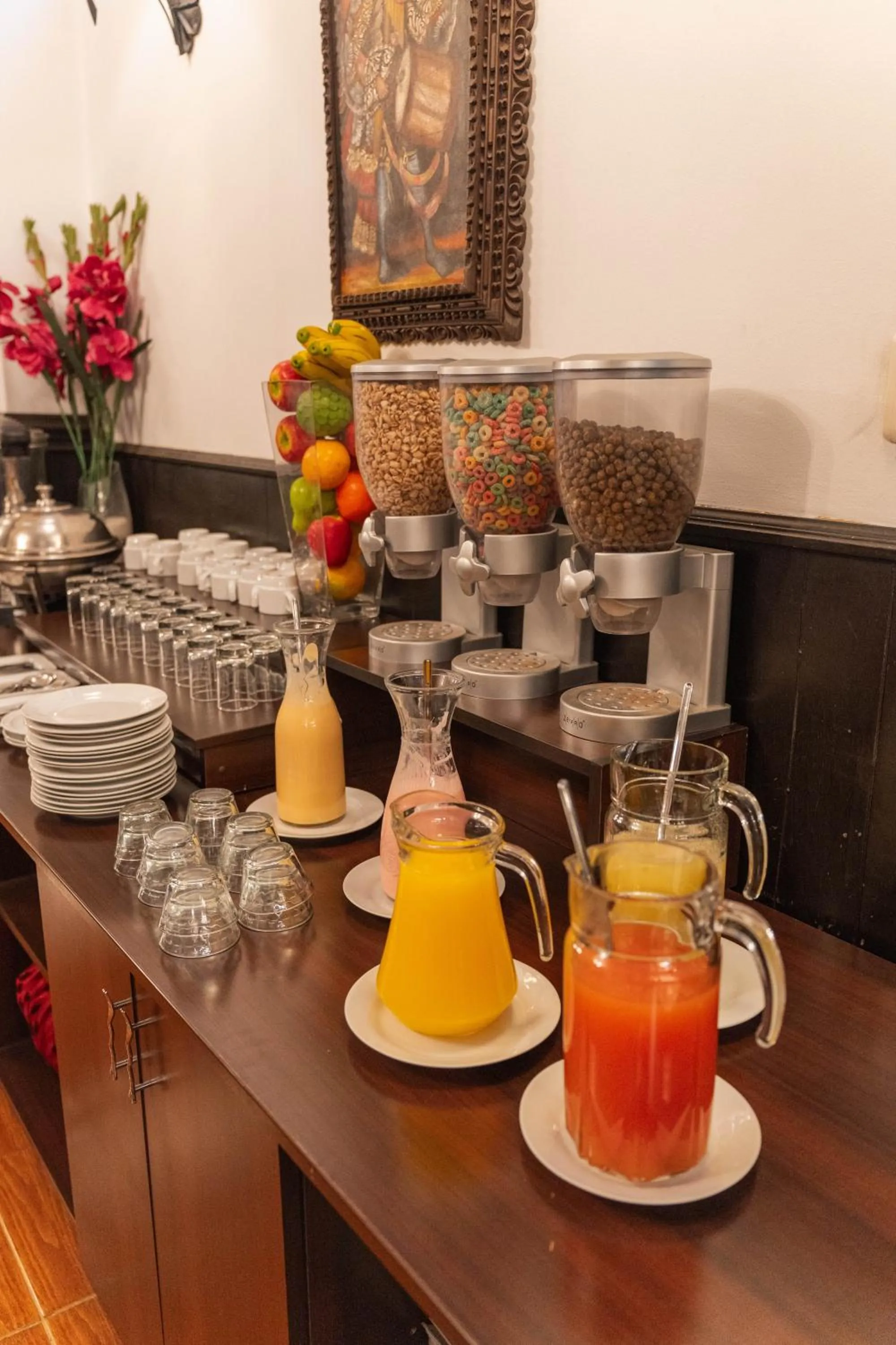Buffet breakfast in Casona Plaza Hotel Centro