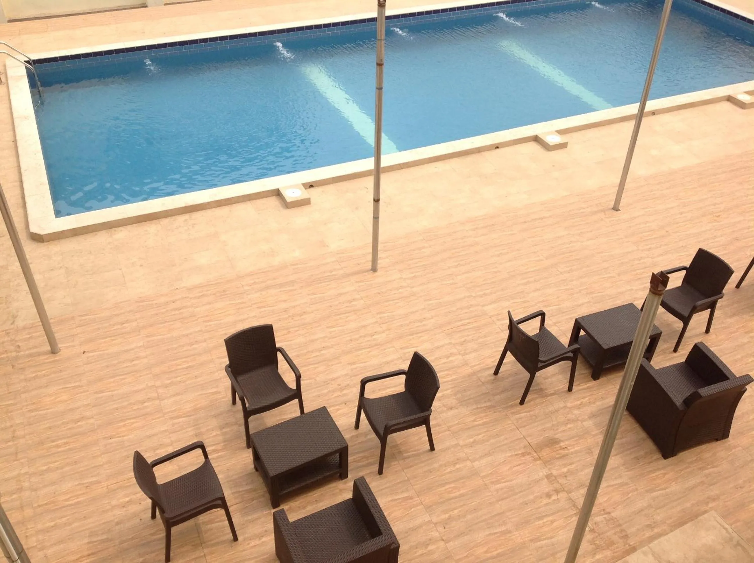 Pool view in Adis Hotels Prime