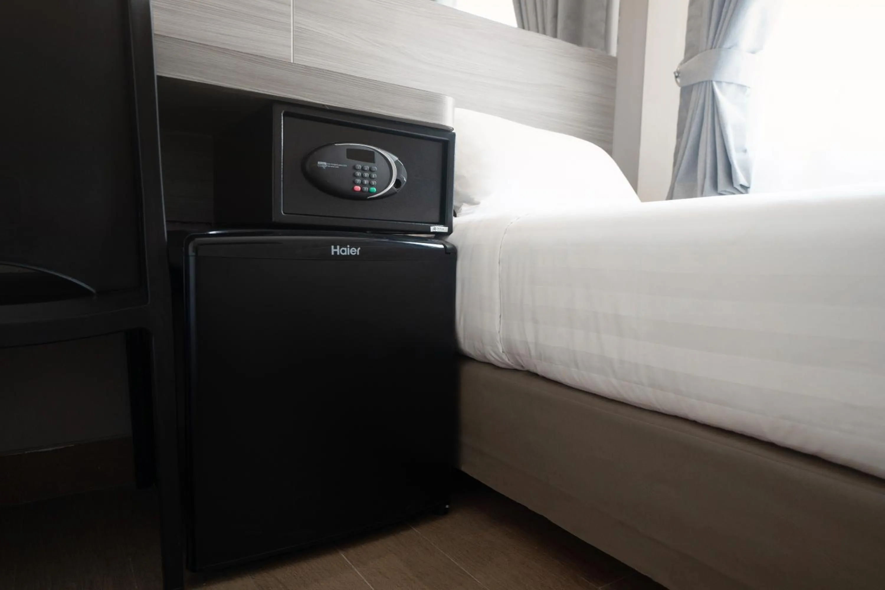 safe, Bed in Red Planet Davao