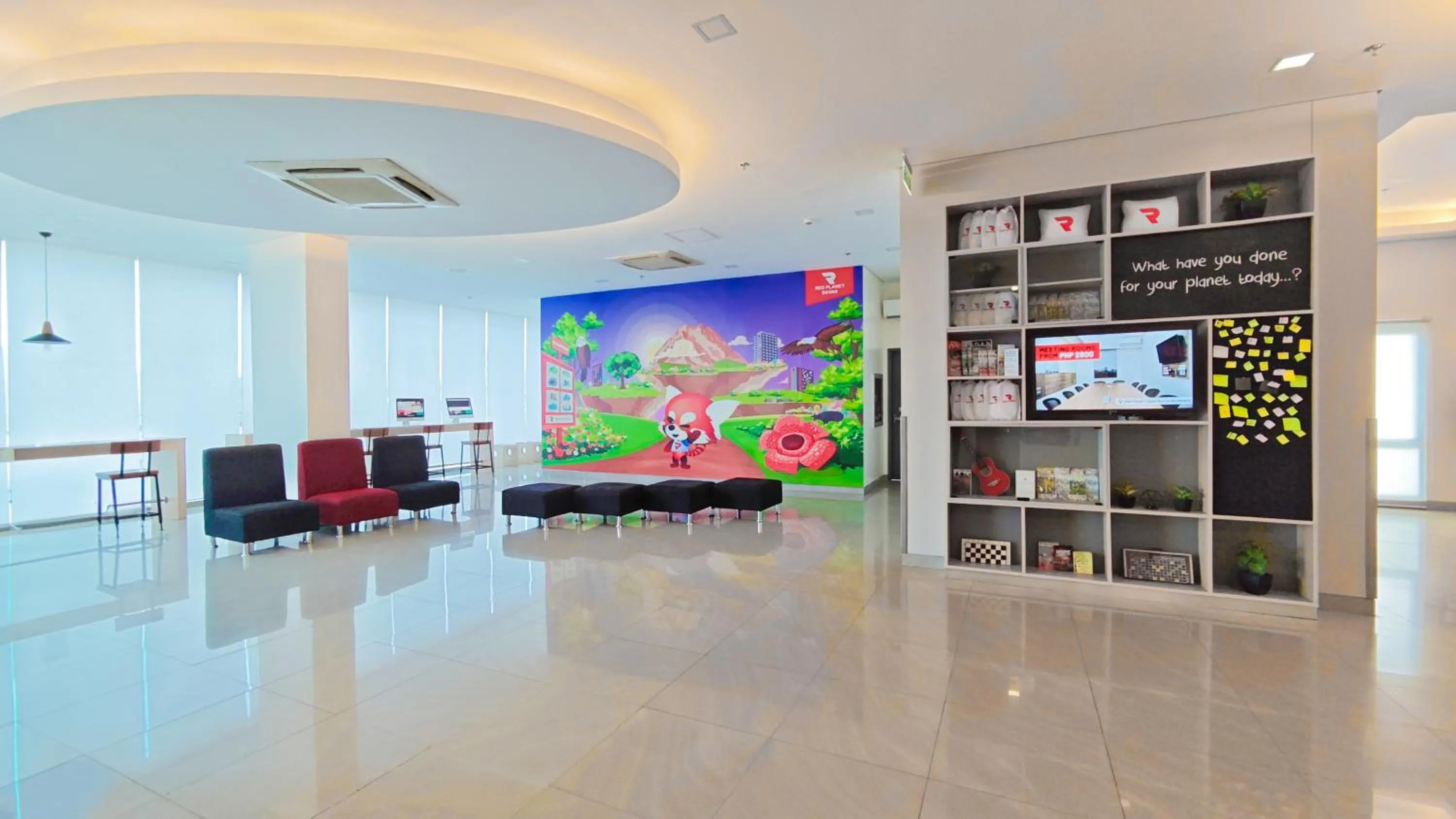 Lobby or reception in Red Planet Davao