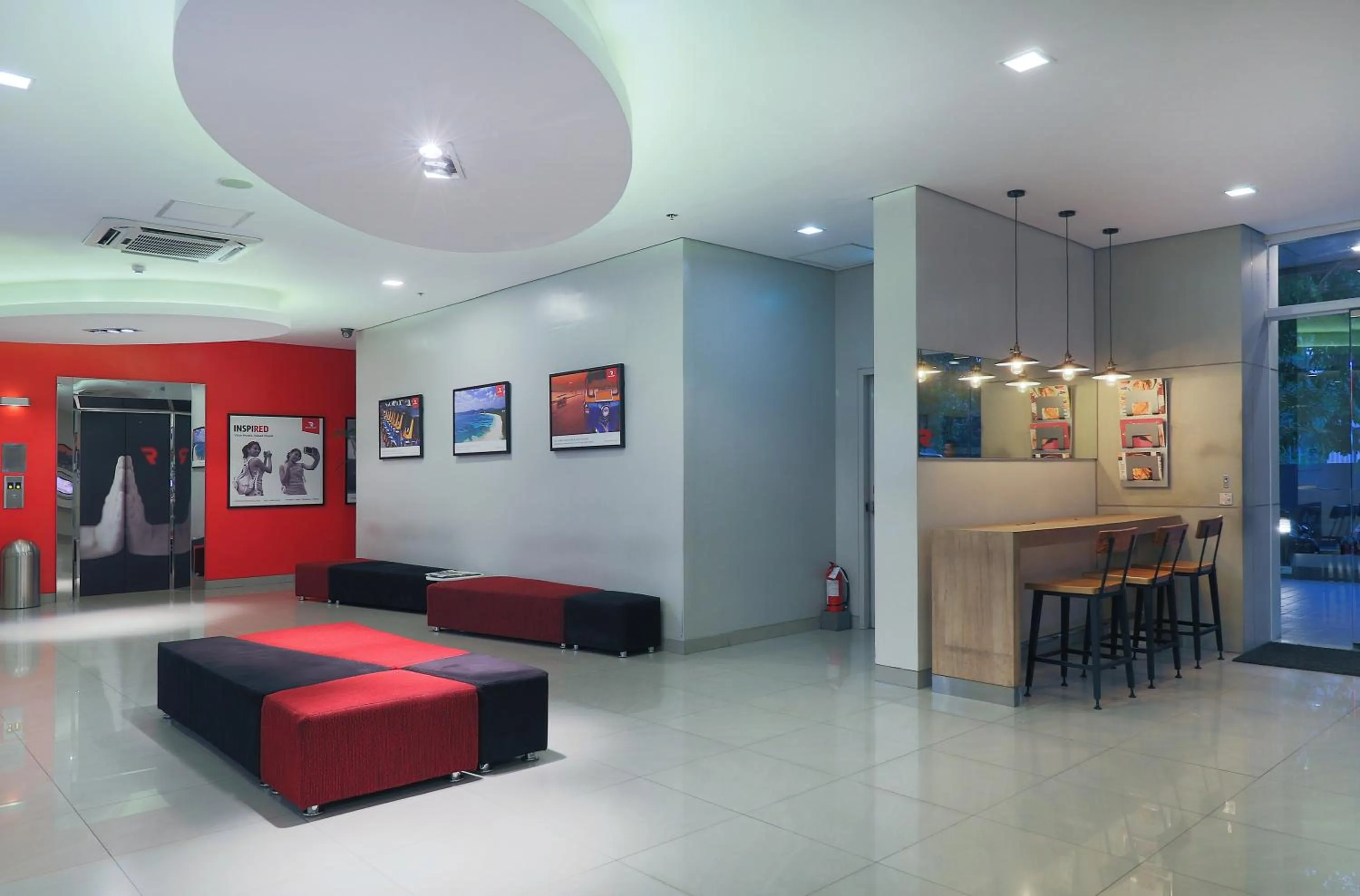 Lobby or reception in Red Planet Ortigas
