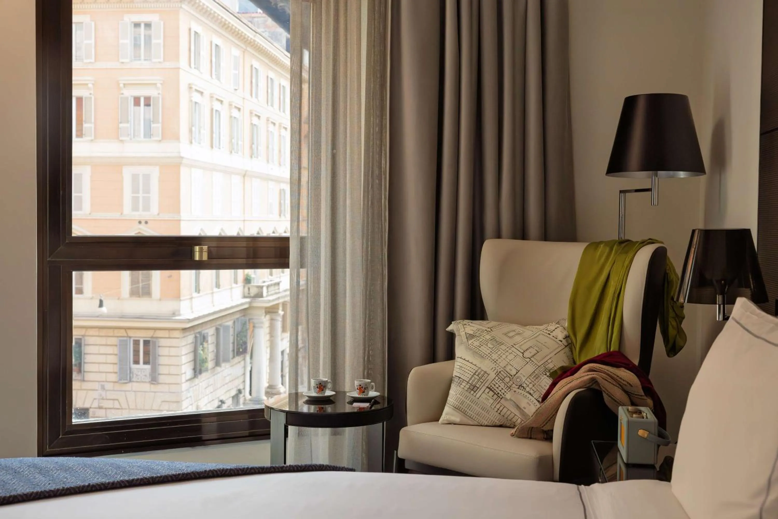 Bedroom, Bed in art'otel Rome Piazza Sallustio, Powered by Radisson Hotels
