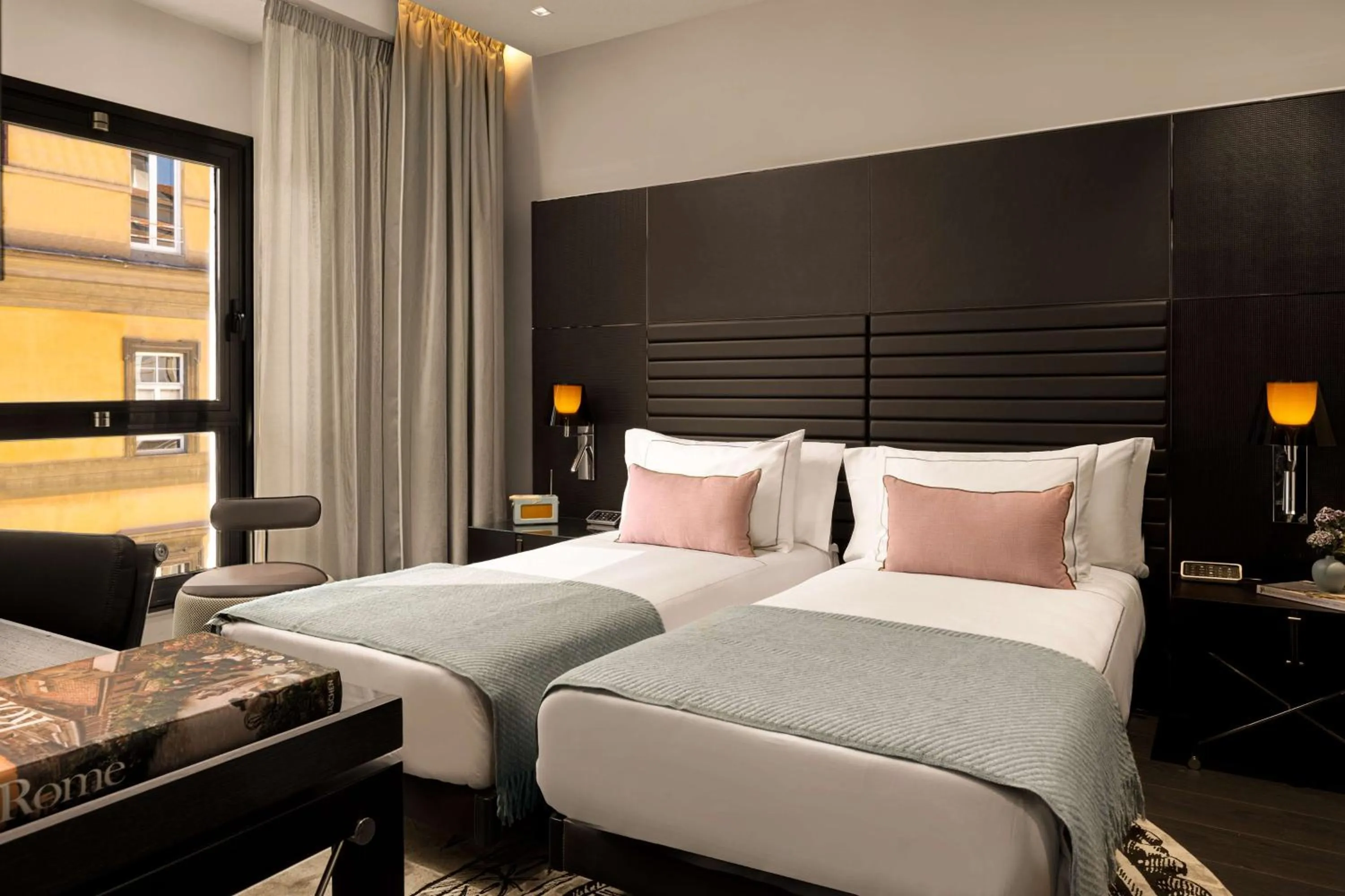 Bedroom, Bed in art'otel Rome Piazza Sallustio, Powered by Radisson Hotels