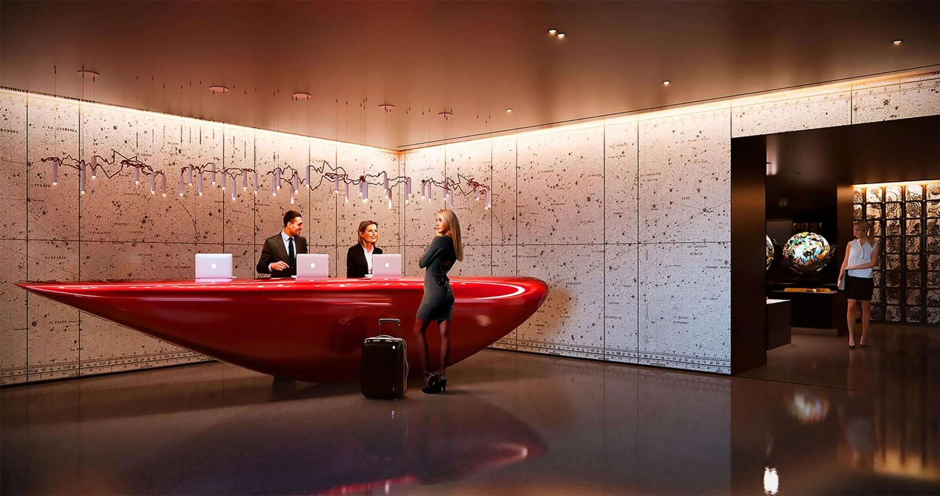 Lobby or reception in Hotel Londra & Cargill