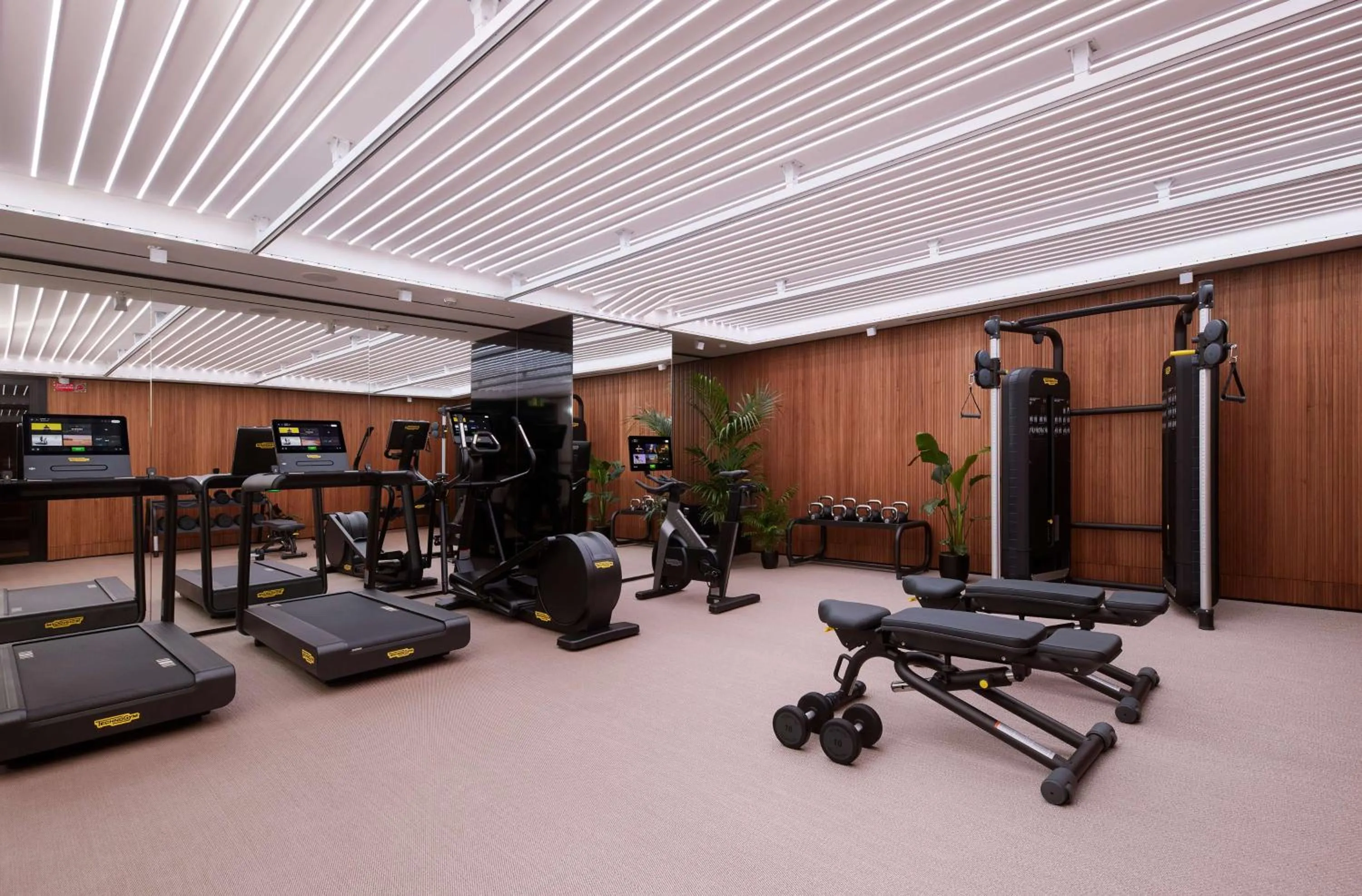 Fitness centre/facilities in art'otel Rome Piazza Sallustio, Powered by Radisson Hotels
