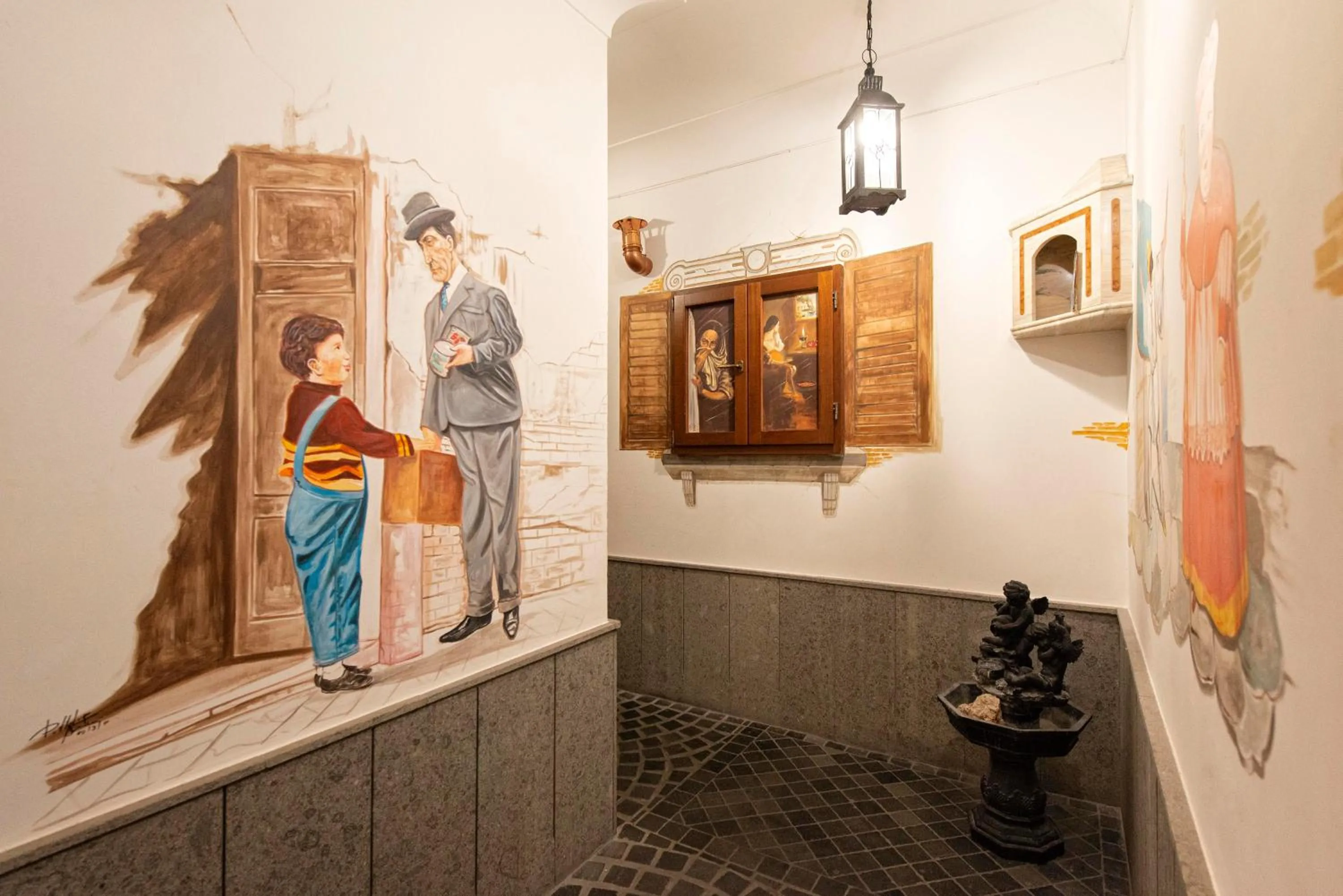 Decorative detail in Grand Hotel Europa & Restaurant