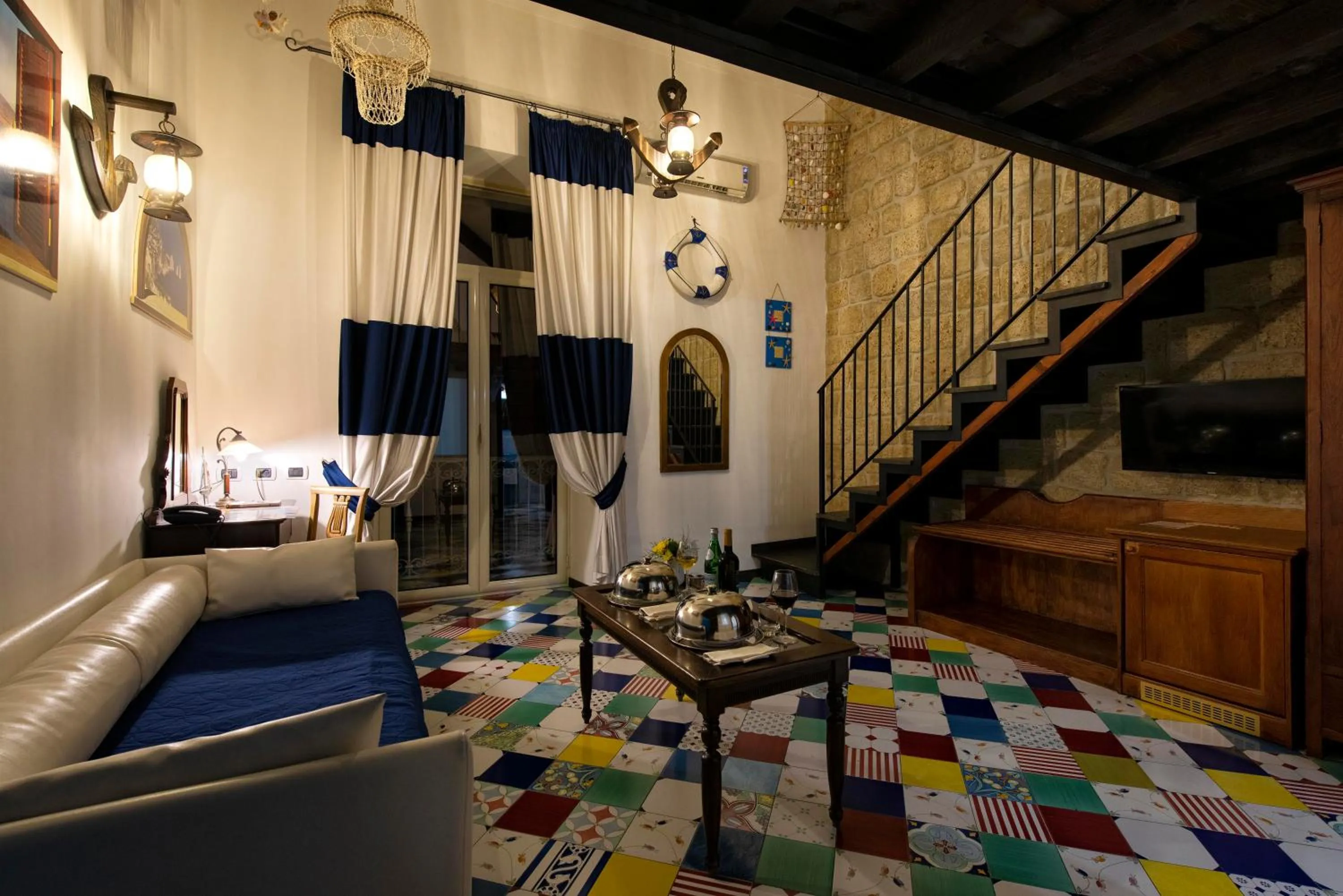 Seating area in Grand Hotel Europa & Restaurant