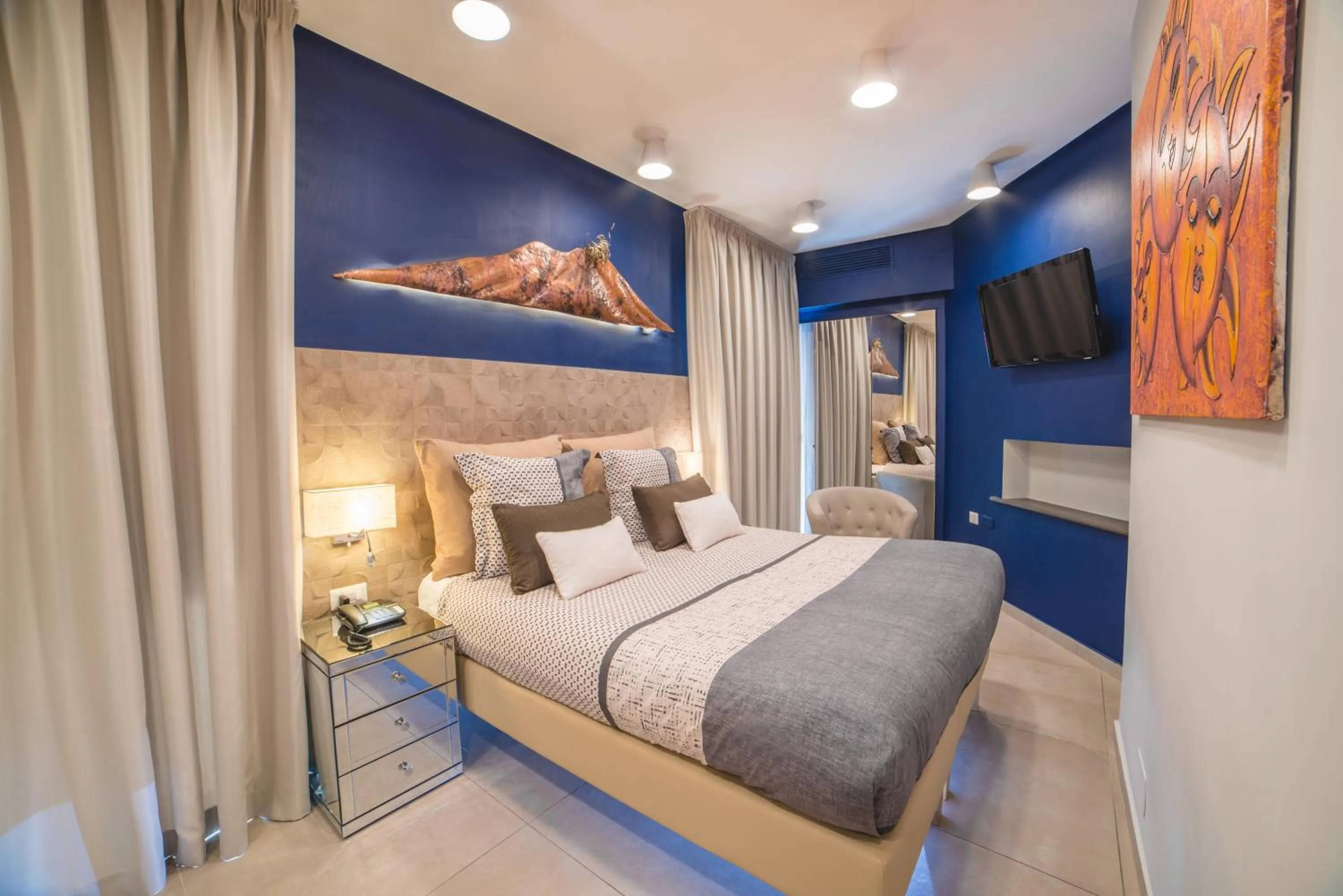 Photo of the whole room, Bed in Airone Hotel