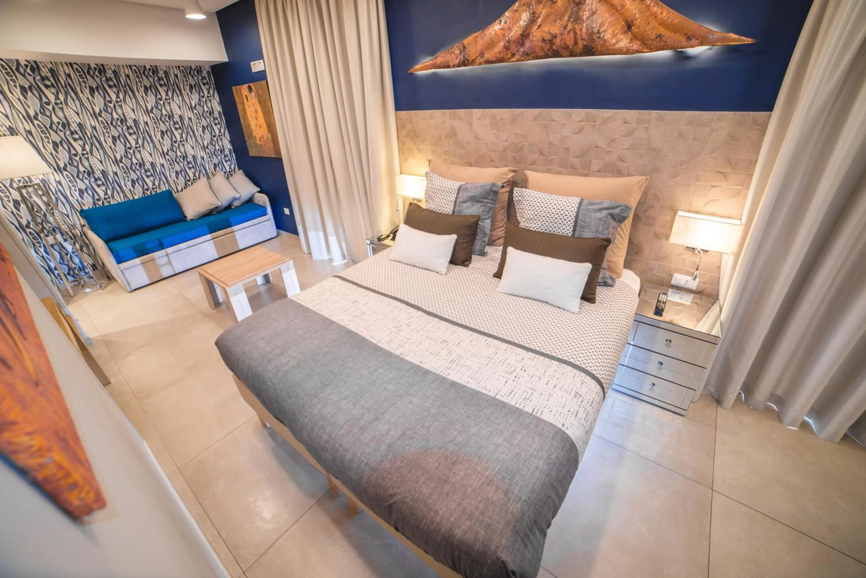 Photo of the whole room, Bed in Airone Hotel