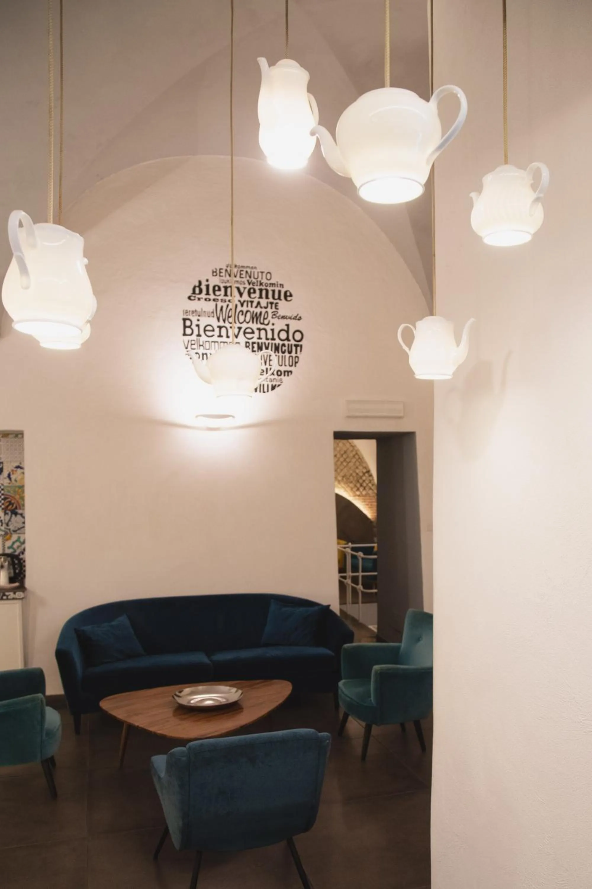 Communal lounge/ TV room in Airone Hotel