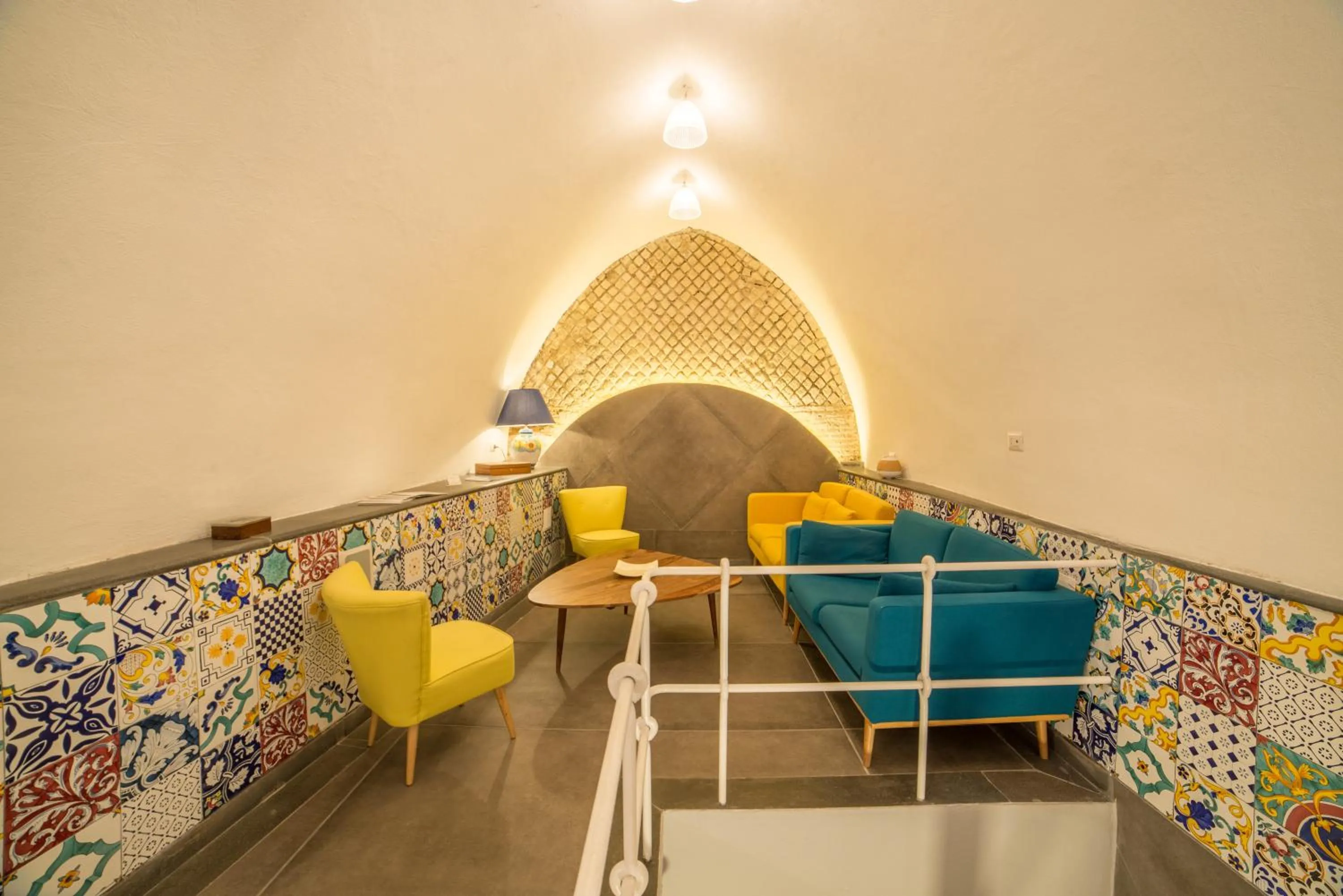 Communal lounge/ TV room in Airone Hotel