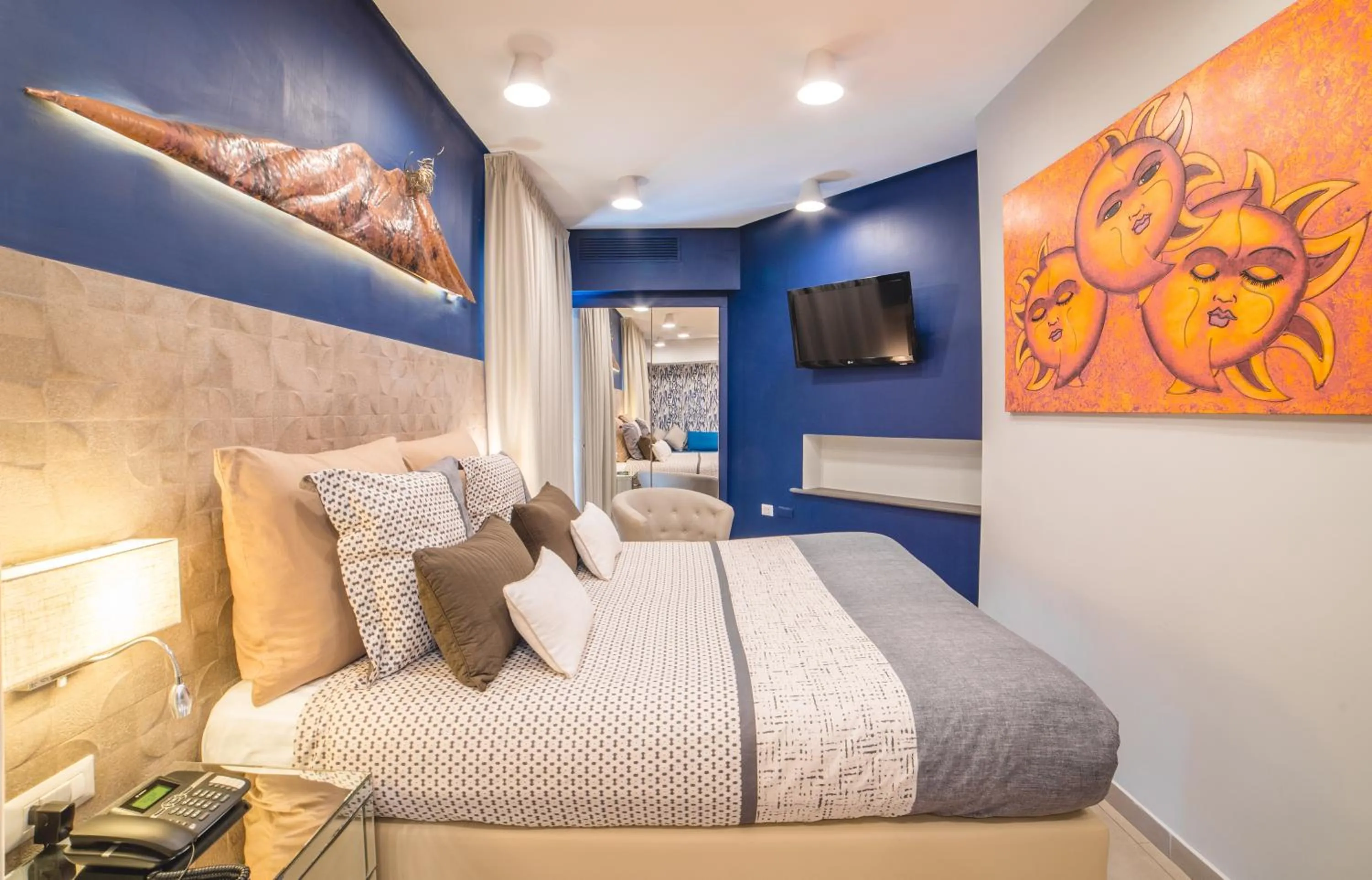 Photo of the whole room, Bed in Airone Hotel