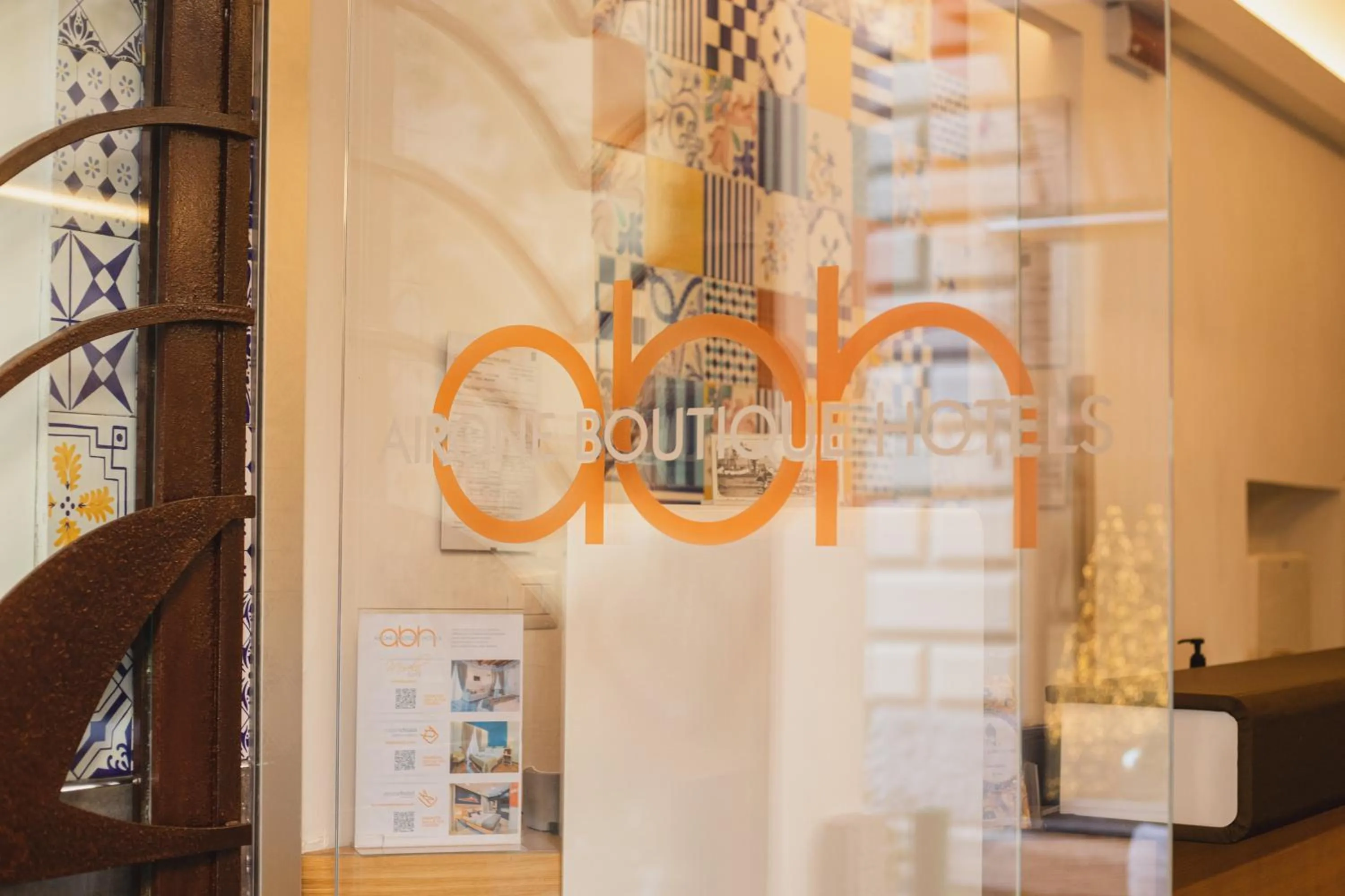 Property logo or sign in Airone Hotel