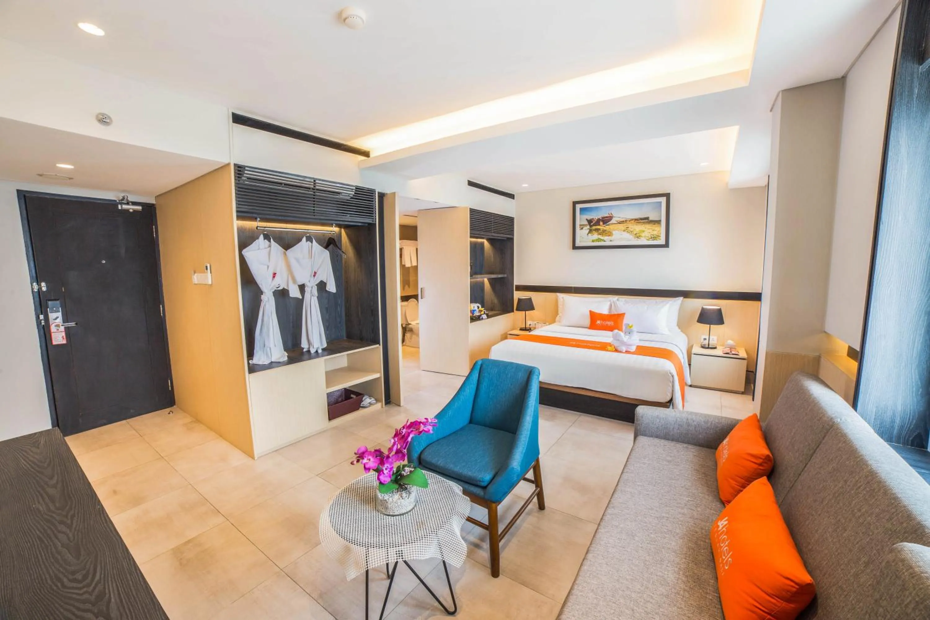 Deluxe Double Room with Balcony  in J4 Hotels Legian