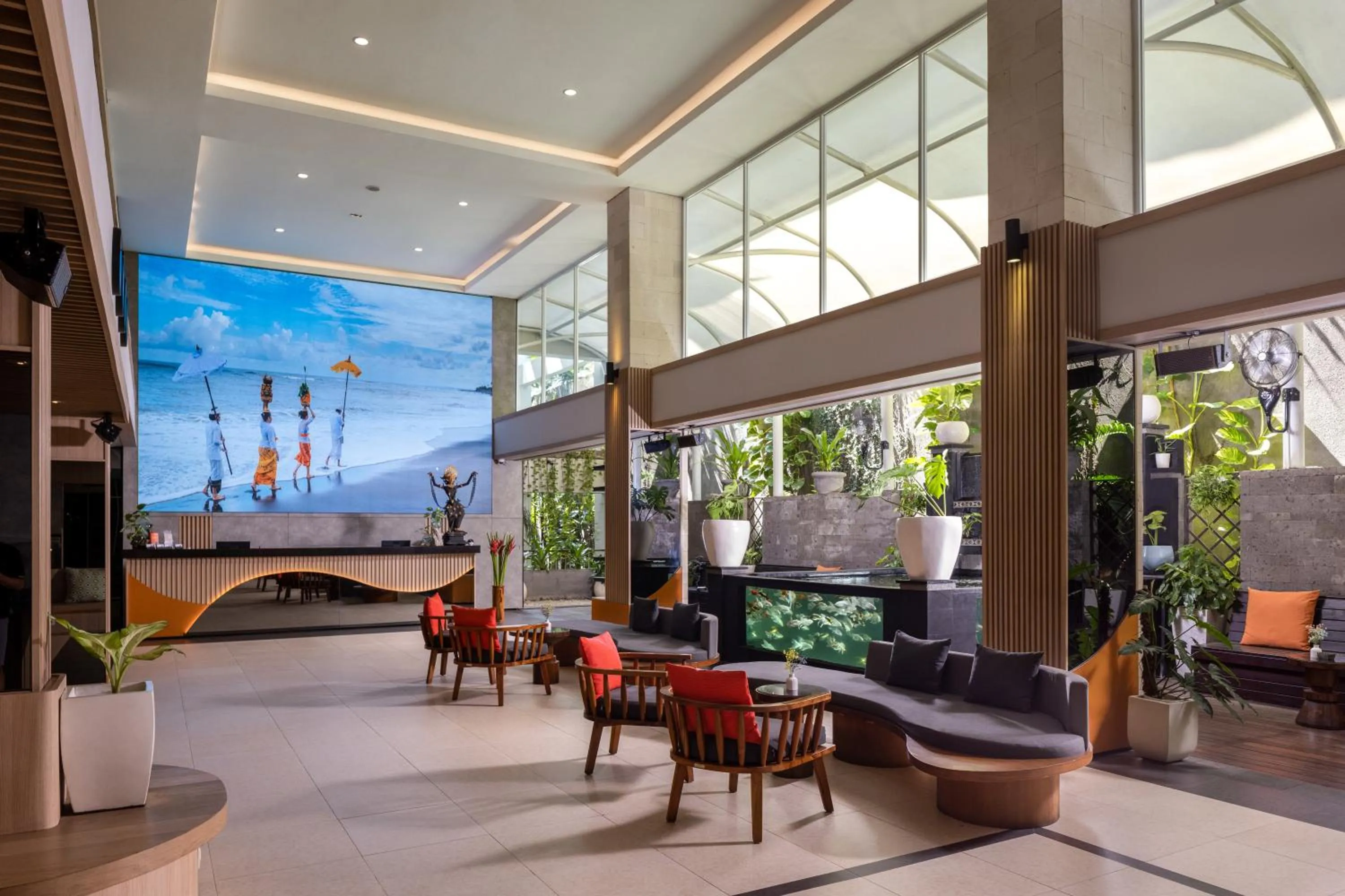Lobby or reception in J4 Hotels Legian