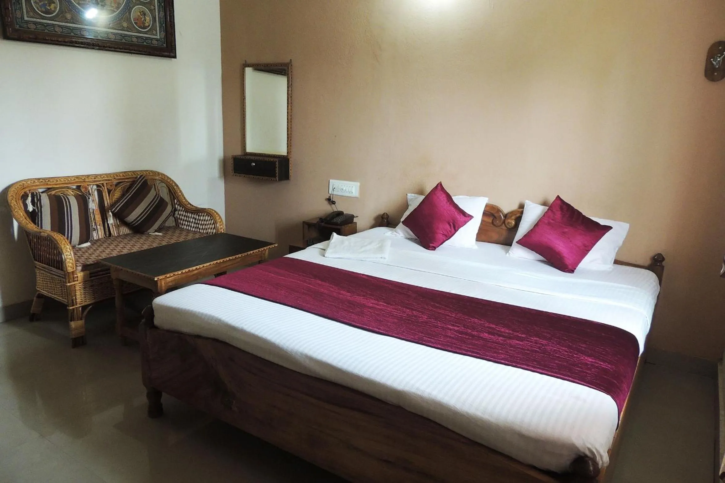 Bed in Surya Inn