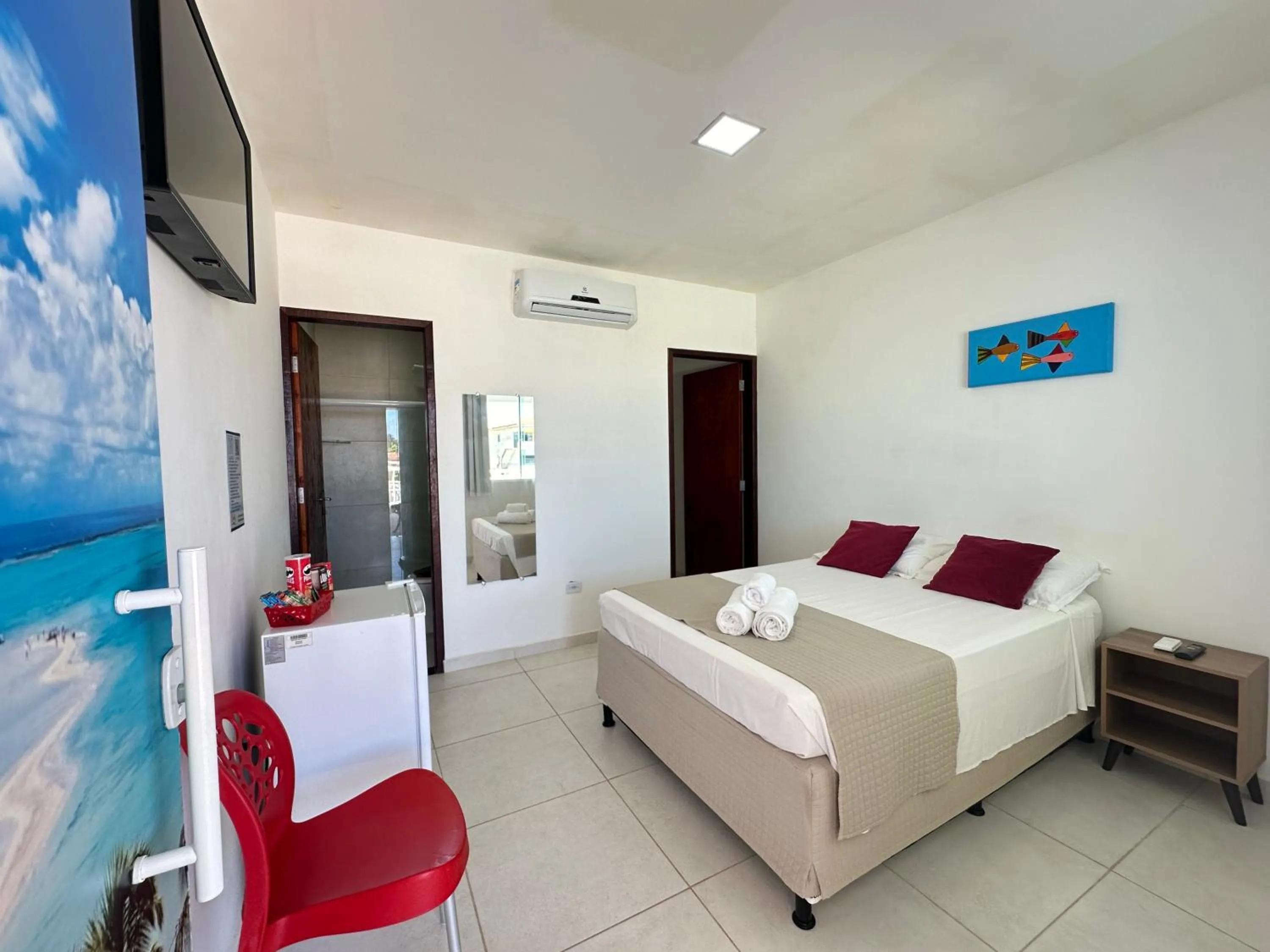 TV and multimedia, Bed in Dellas Pousada