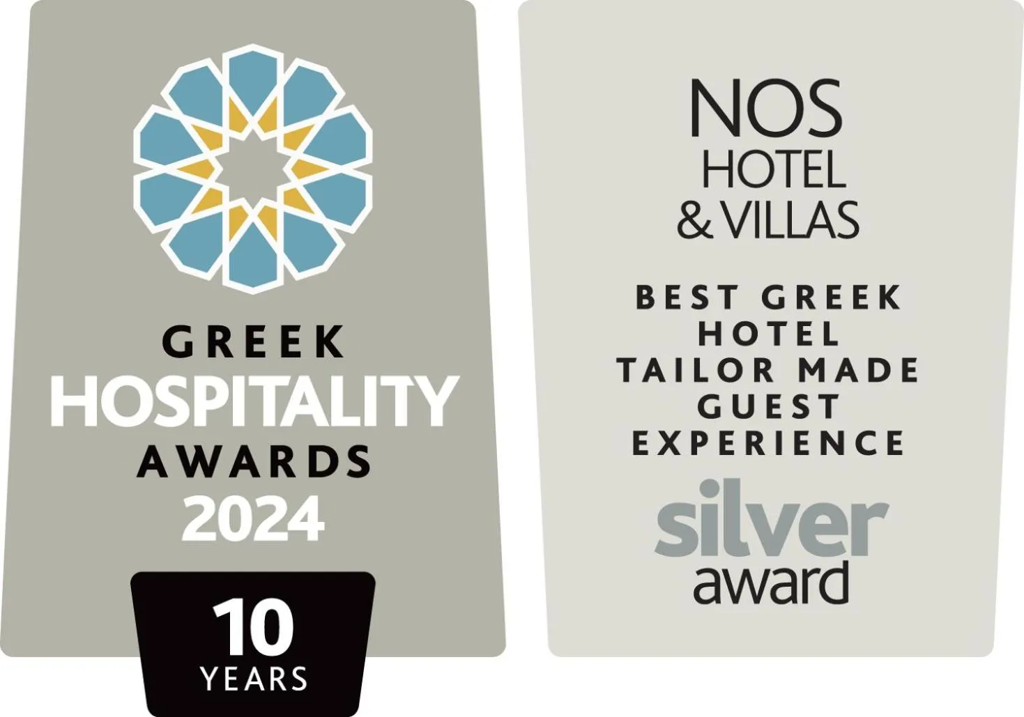 Certificate/Award in NOS Hotel & Villas