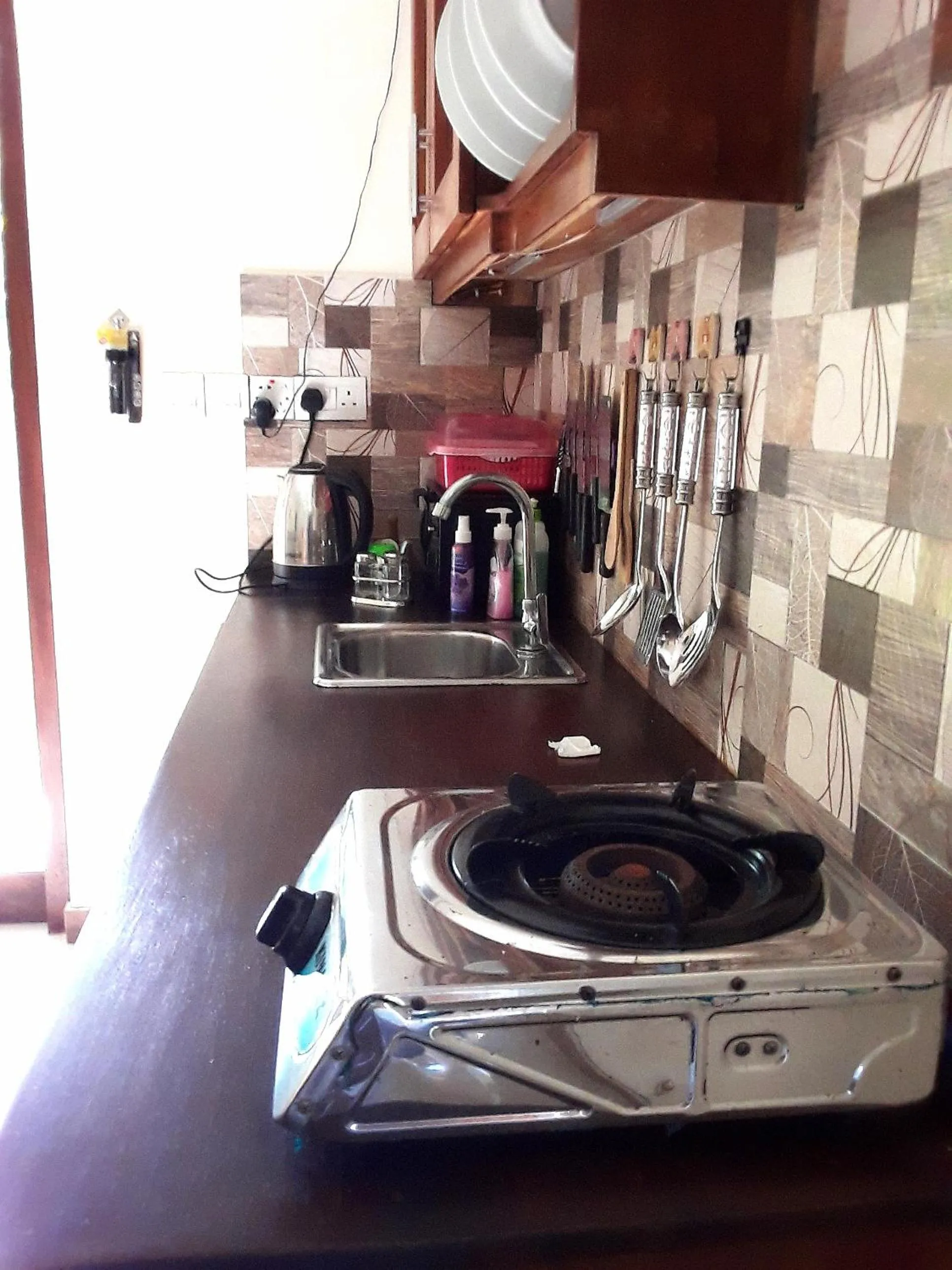 Kitchen or kitchenette in Sky Residence Hikkaduwa