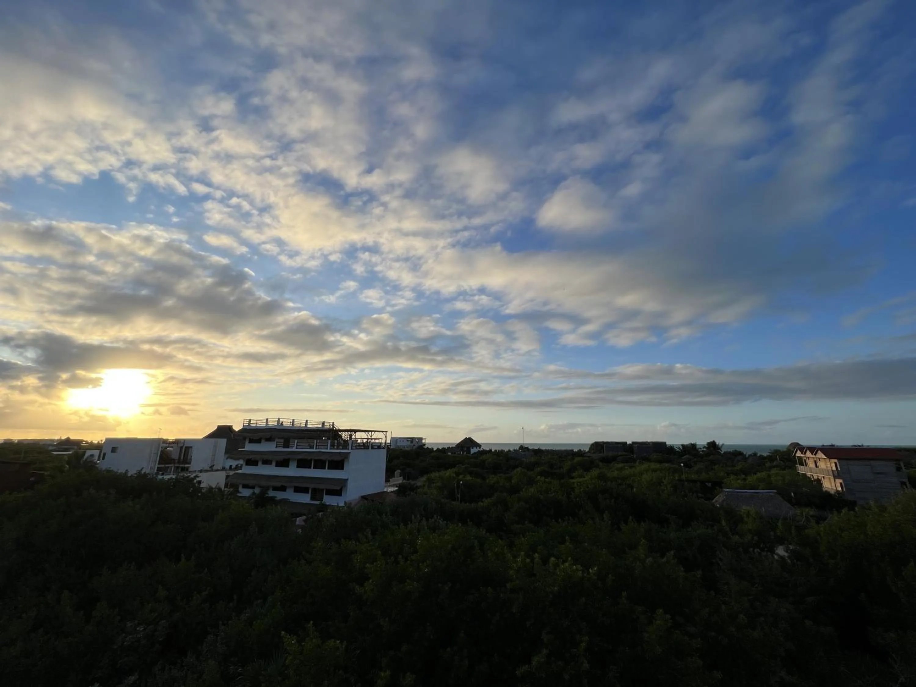 Natural landscape in Casa Tekio Holbox By Kin Studios