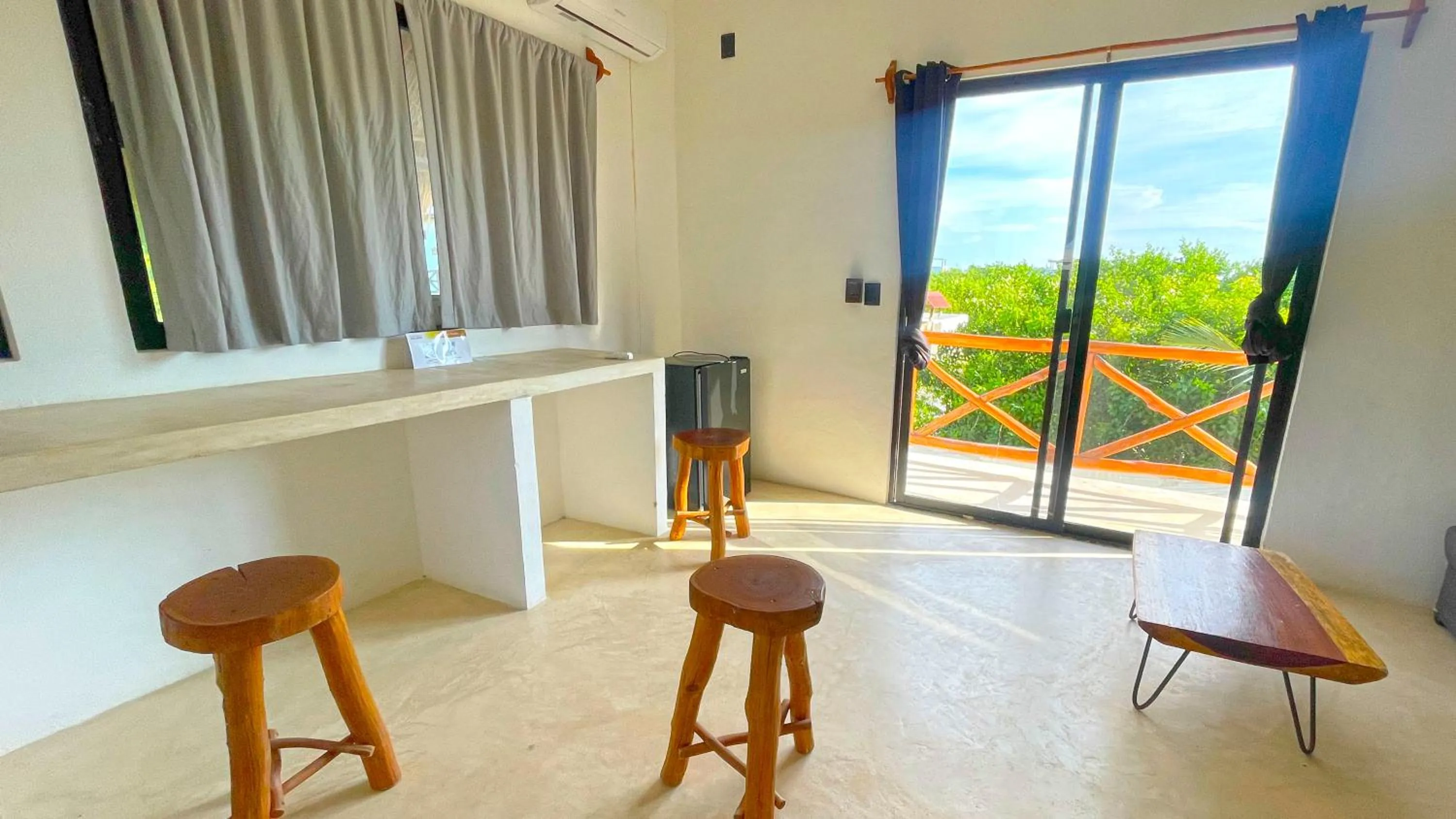 Garden view in Casa Tekio Holbox By Kin Studios