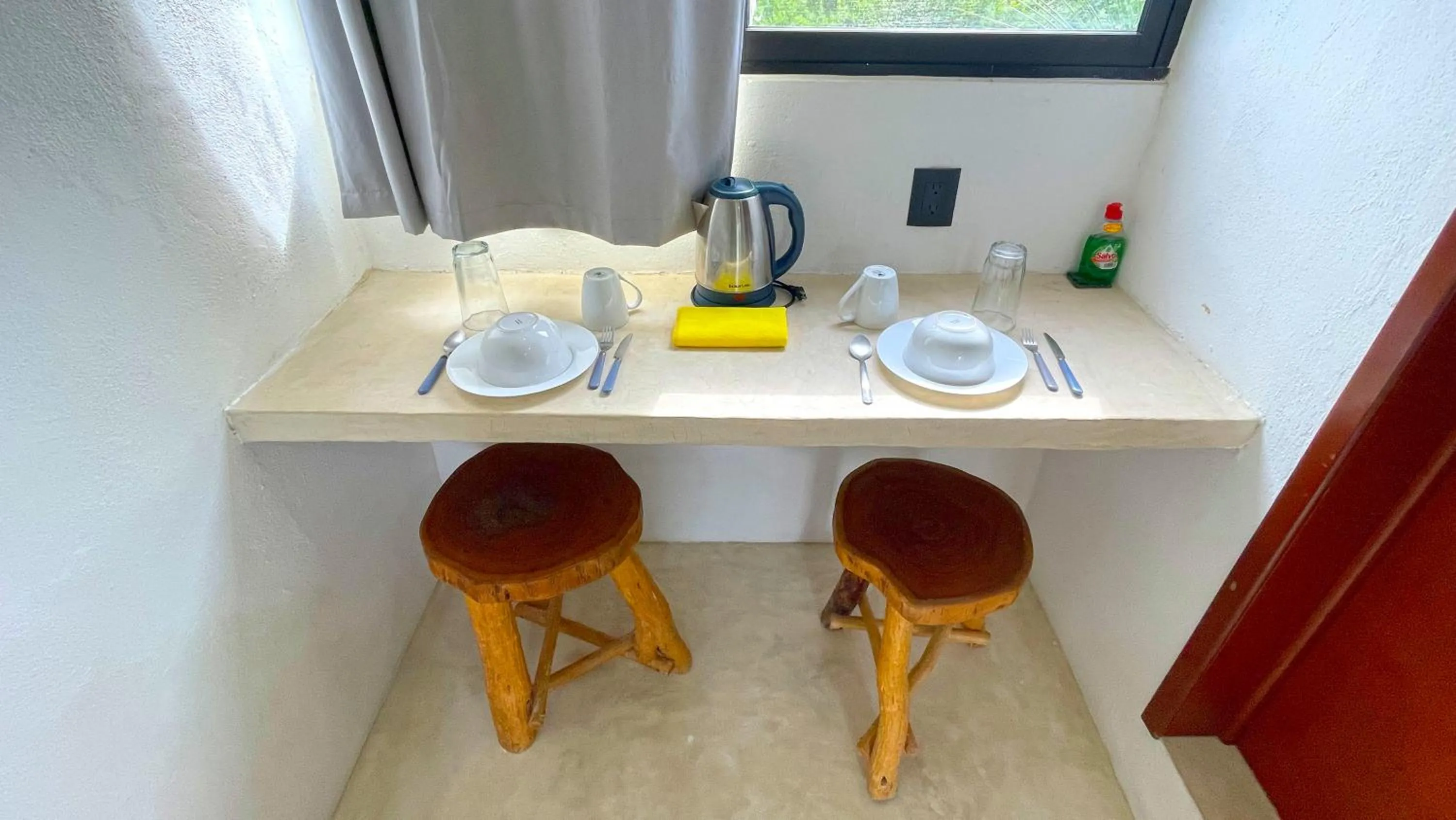 Dining area in Casa Tekio Holbox By Kin Studios
