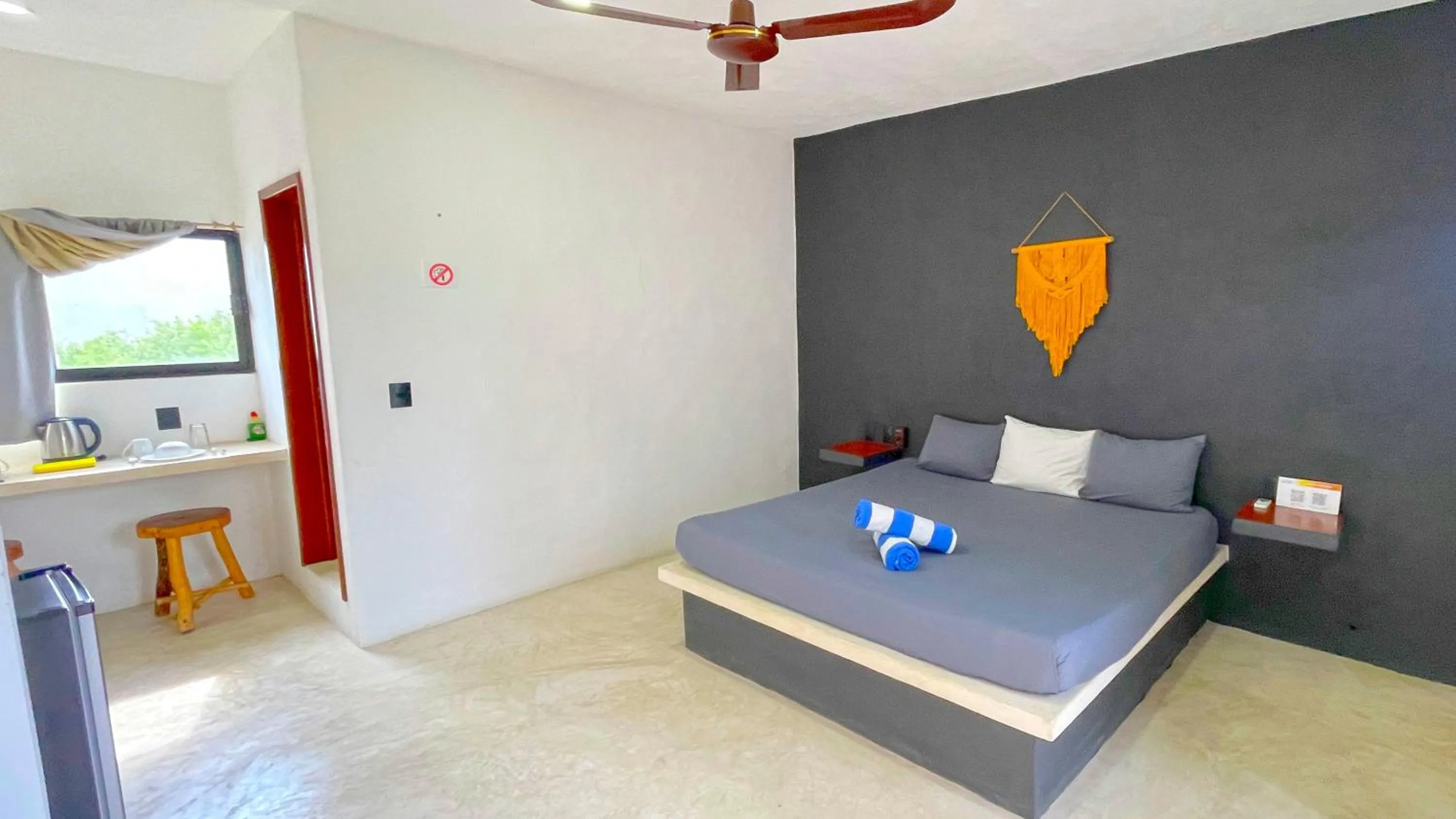 Bed in Casa Tekio Holbox By Kin Studios