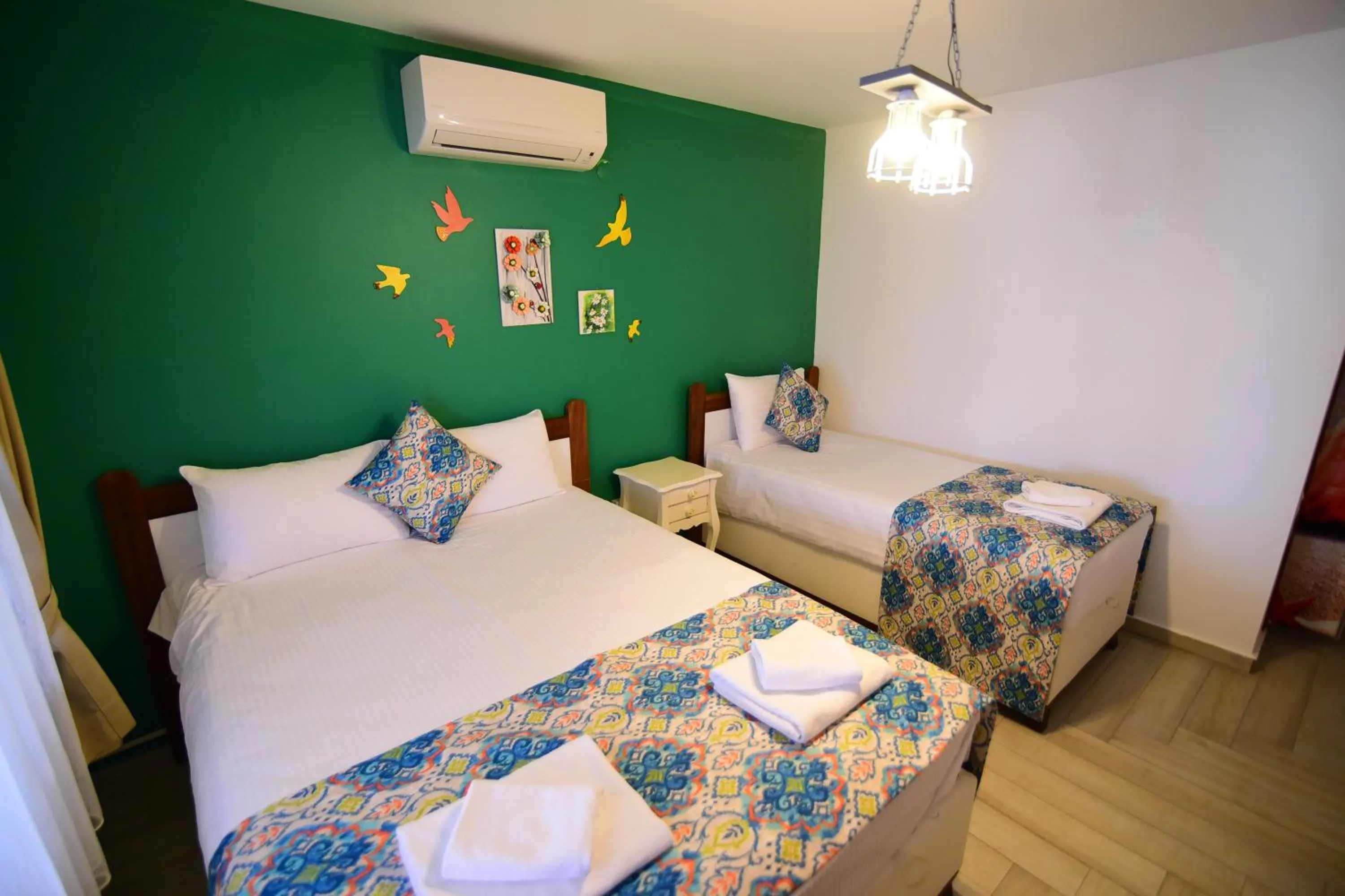 Photo of the whole room, Bed in Eleni (L&E) Pansiyon