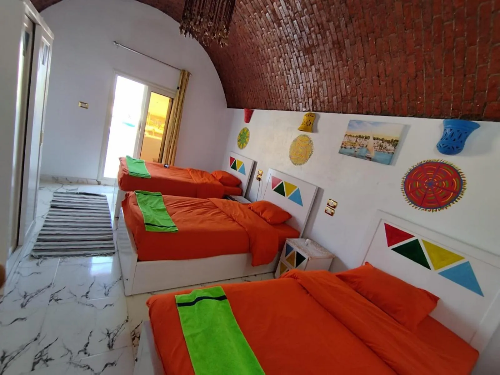 Bed in Lawanda Nubian B&B