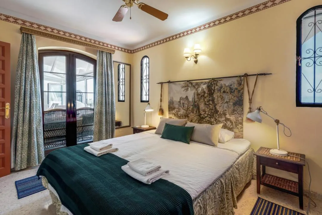 Bed in Villa Nerja Views Mediterranean Panorama
