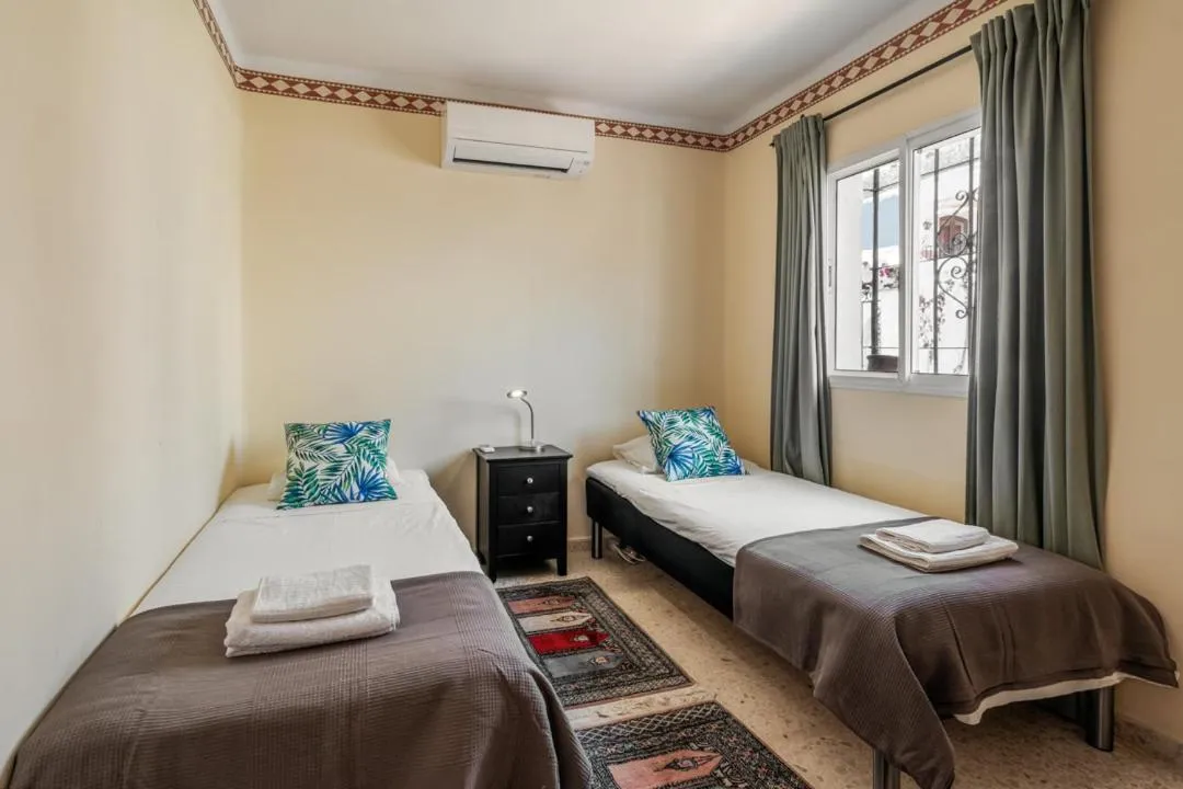 Bed in Villa Nerja Views Mediterranean Panorama