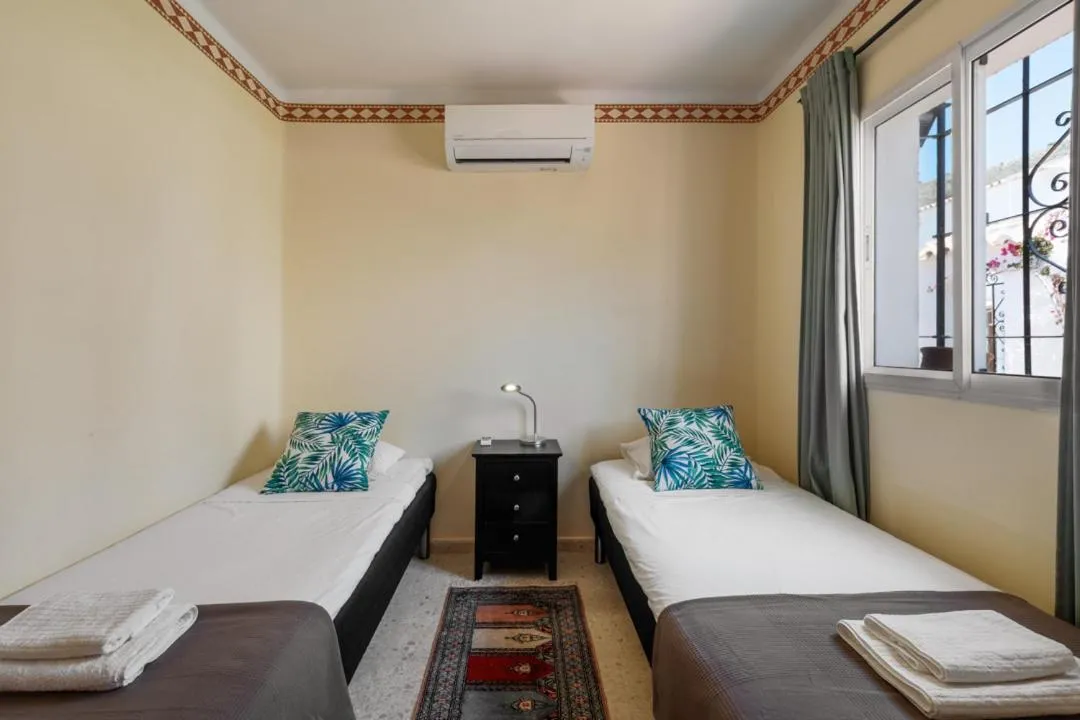 Bed in Villa Nerja Views Mediterranean Panorama