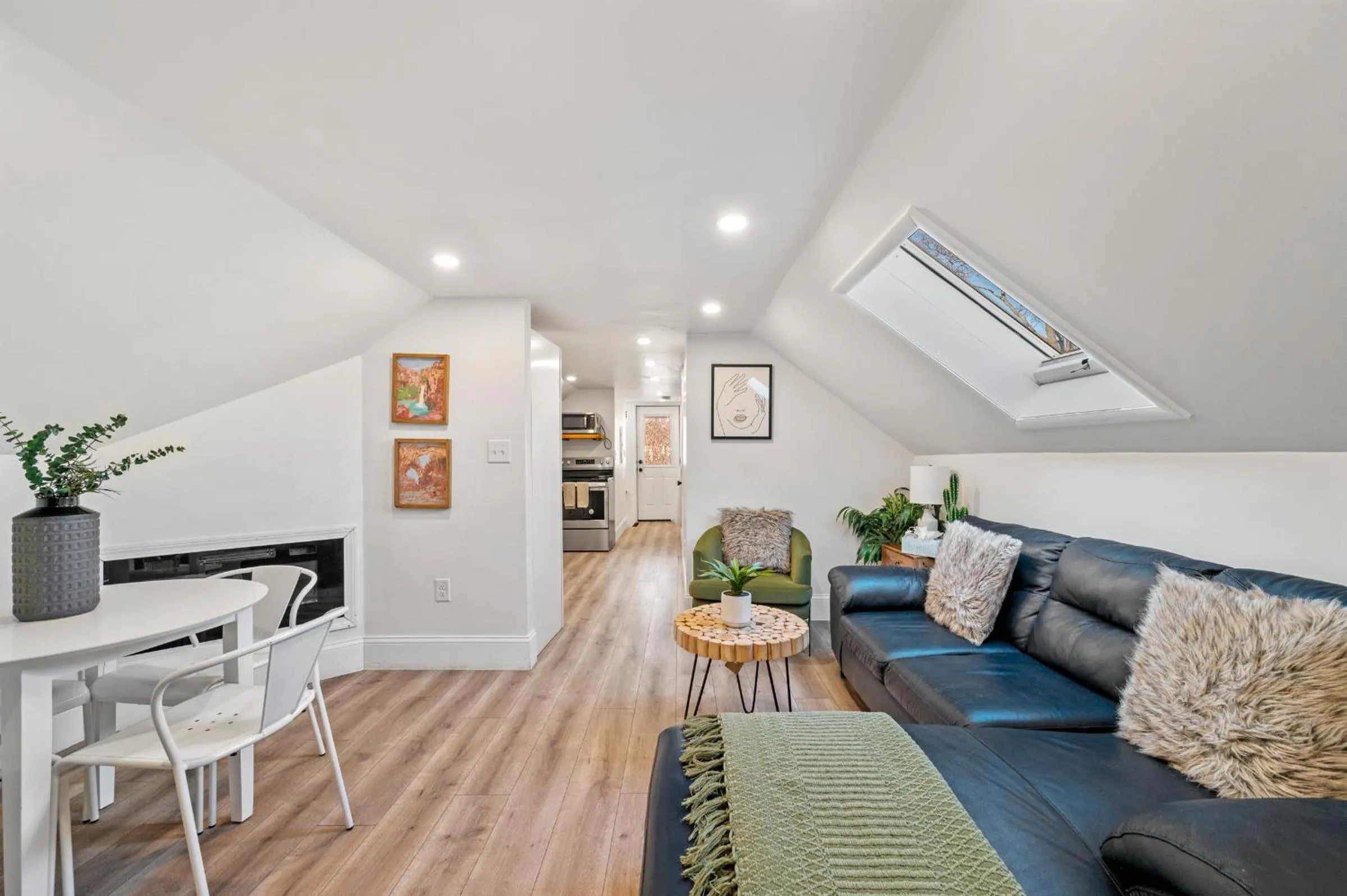 Dining area in Roslindale village condos
