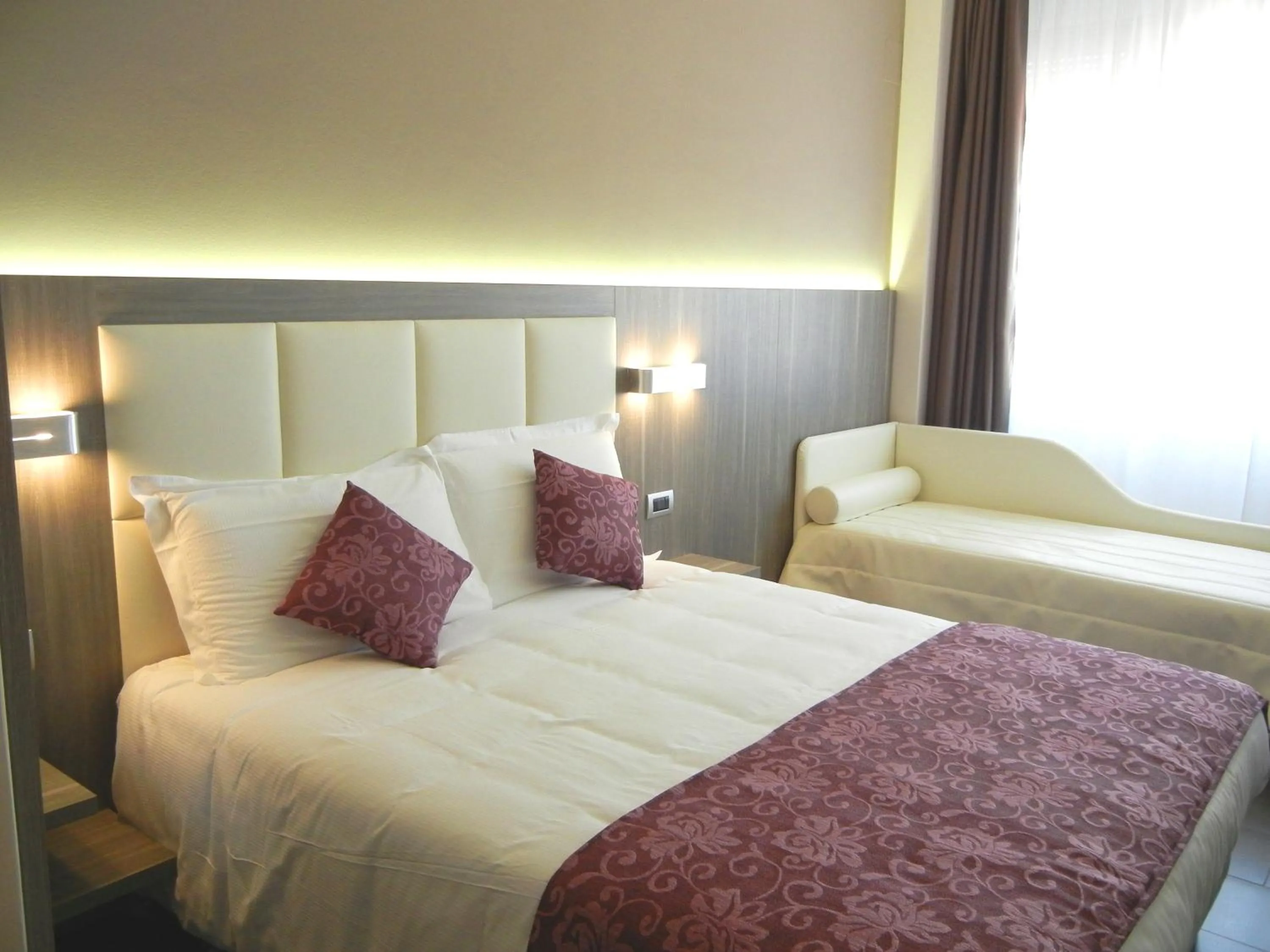 Bed in Delle Nazioni Milan Hotel