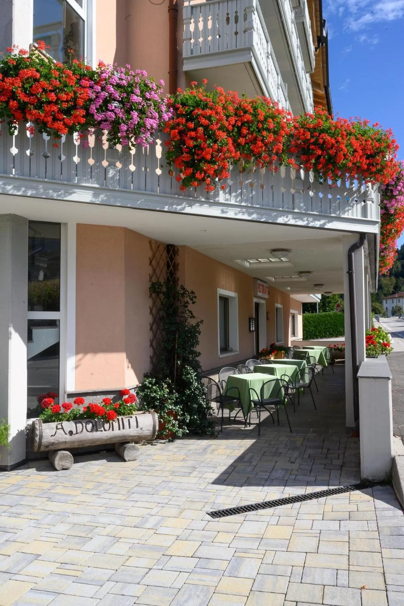 Patio in Hotel Dolomiti