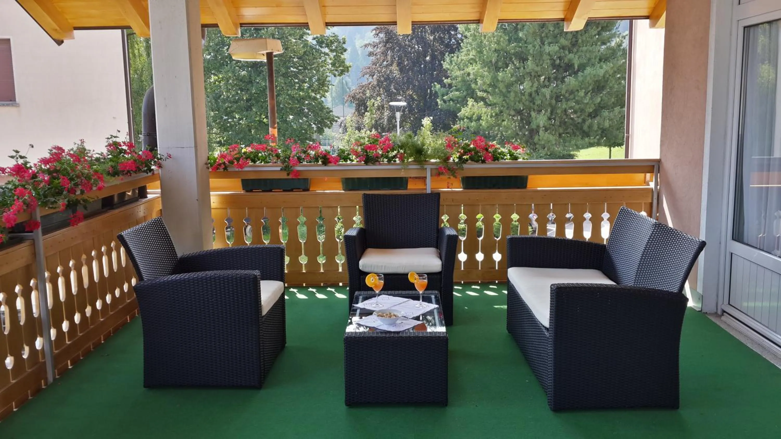 Balcony/Terrace in Hotel Dolomiti