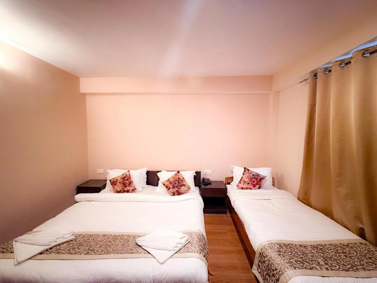 View (from property/room), Bed in Hotel Shambhala