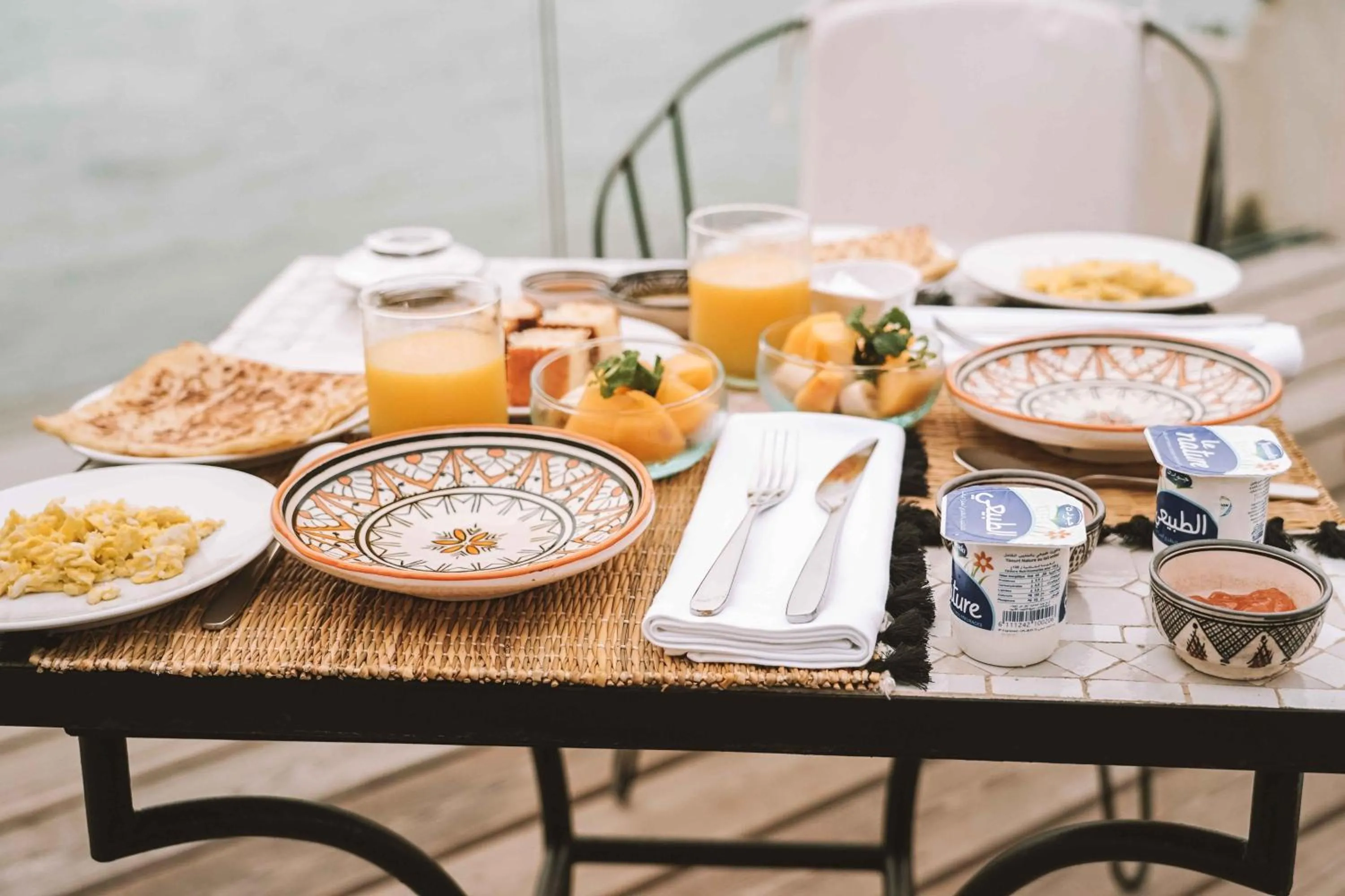 Breakfast in Hôtel Oasis Dakhla