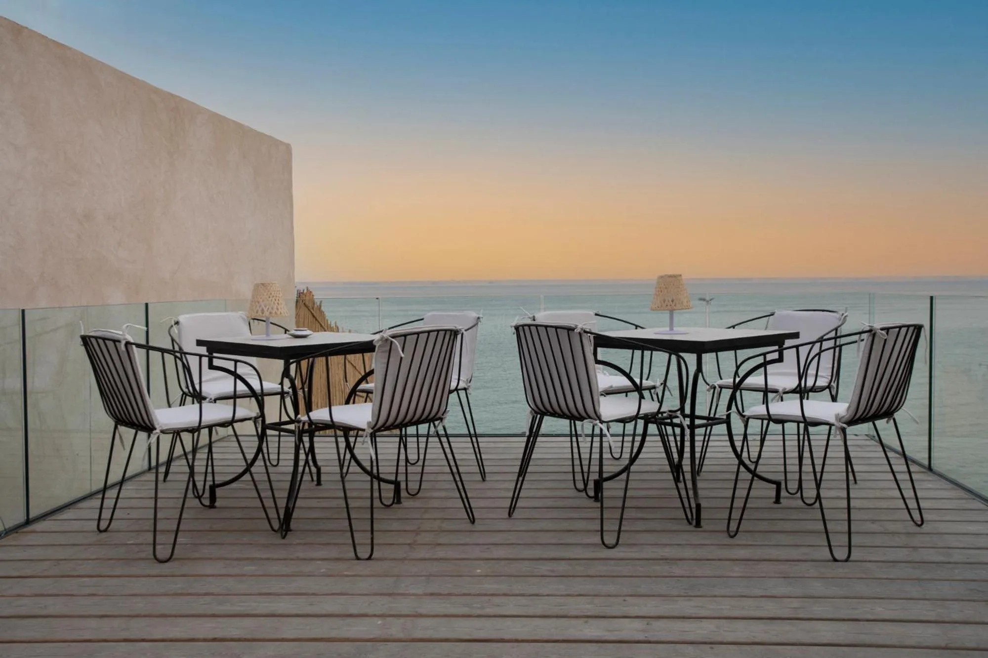 Patio in Hôtel Oasis Dakhla