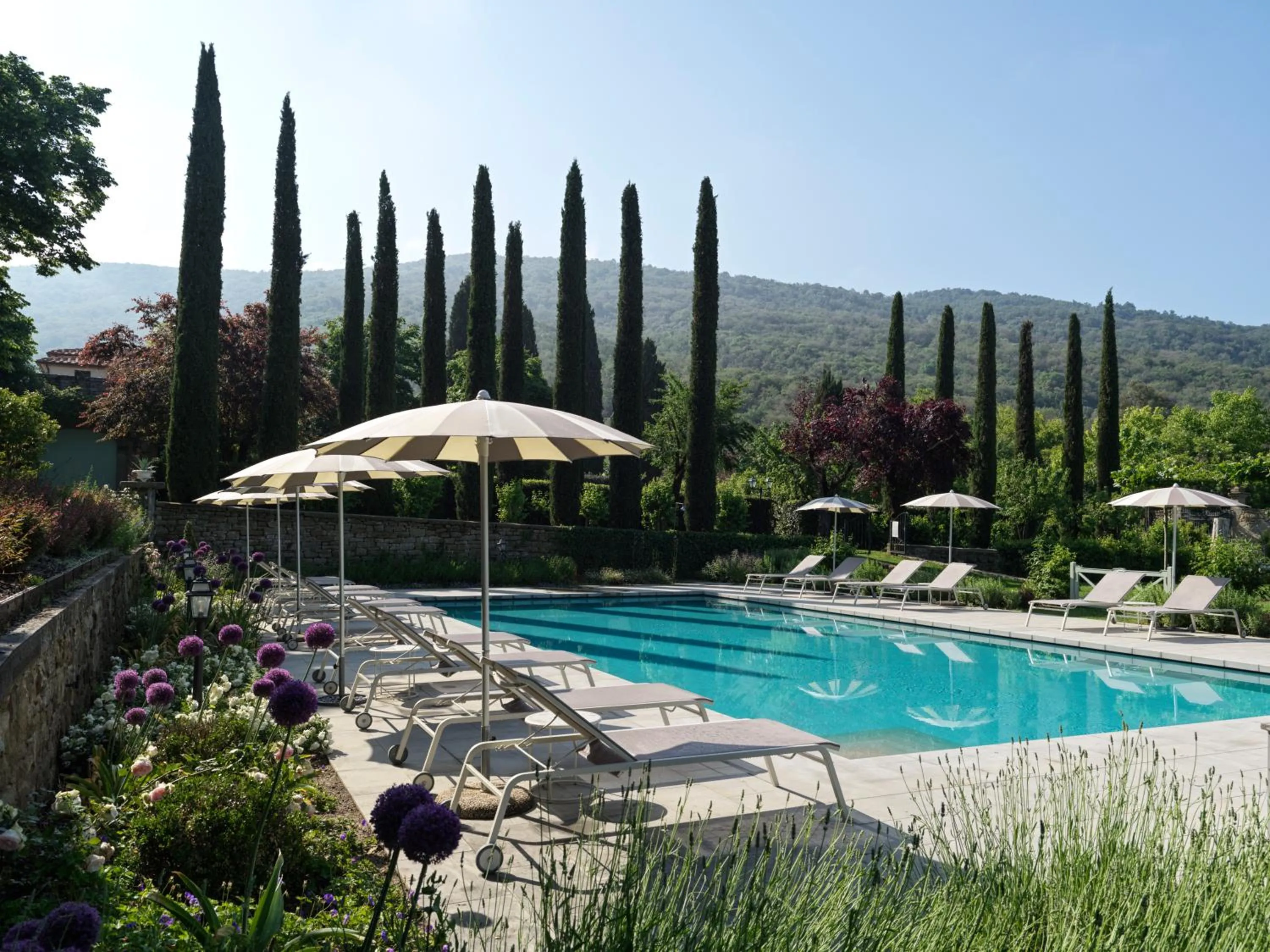 Swimming pool in Villa di Piazzano - Small Luxury Hotels of the World