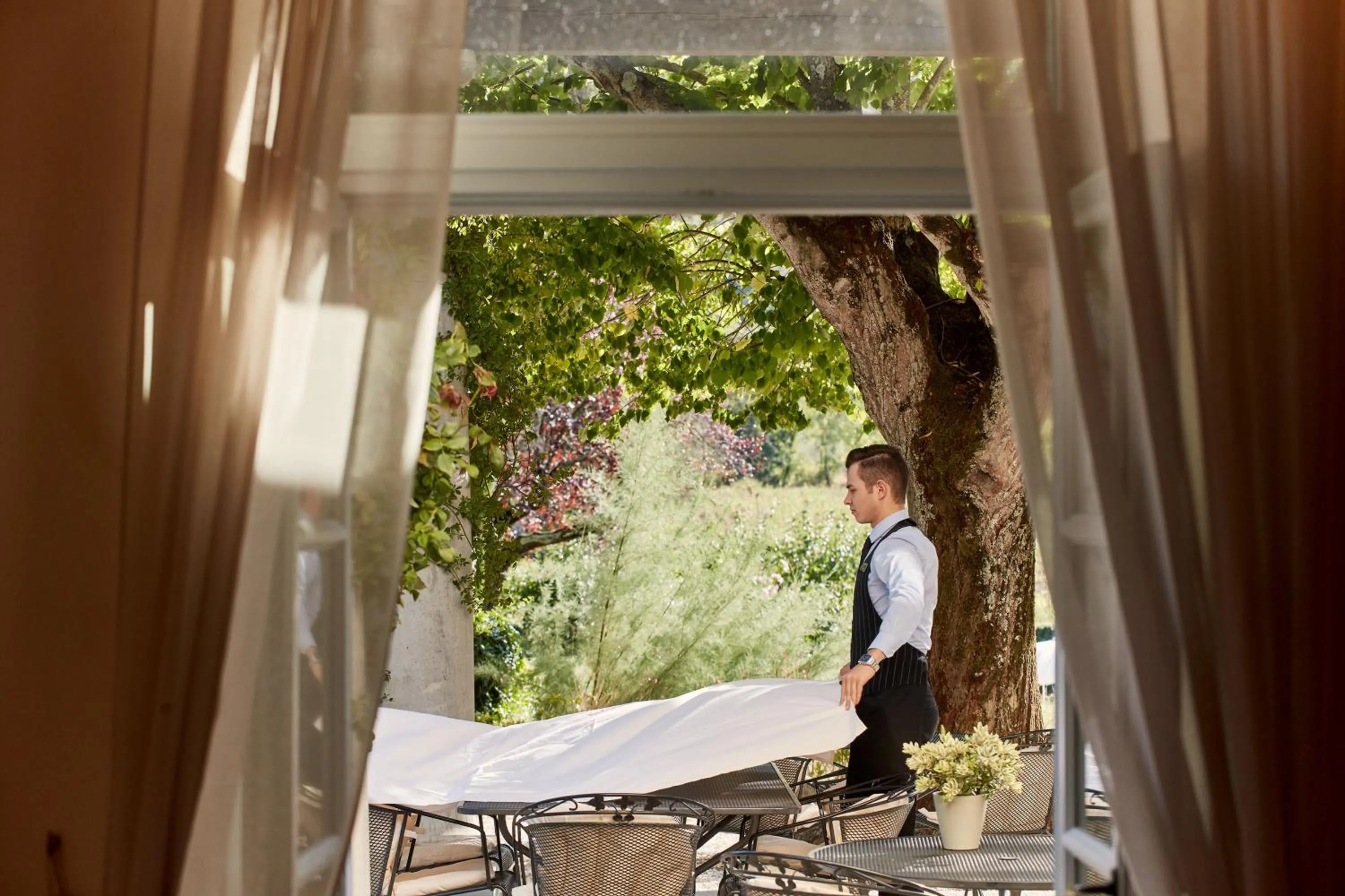 Patio in Villa di Piazzano - Small Luxury Hotels of the World