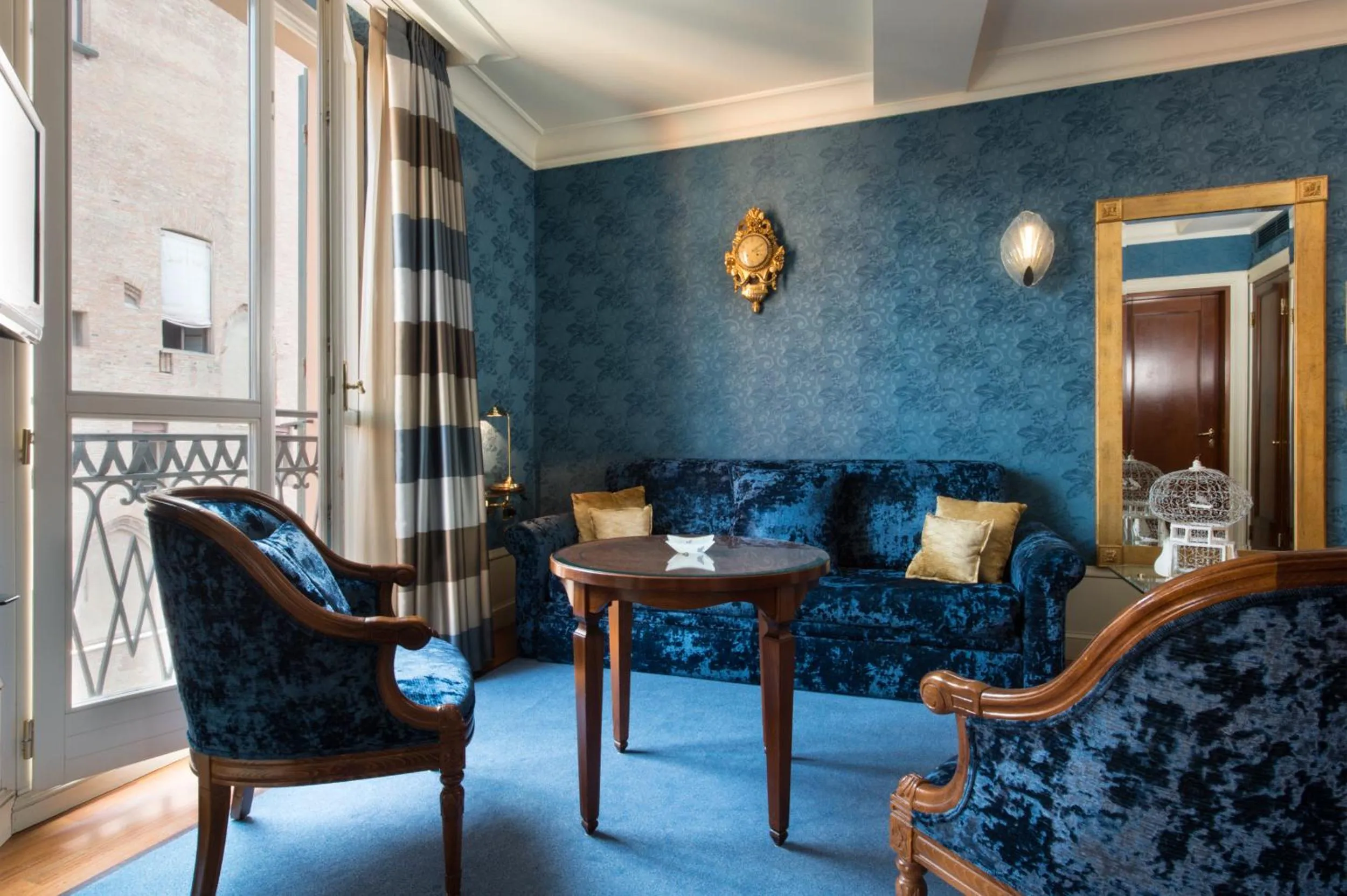 Living room in Art Hotel Orologio