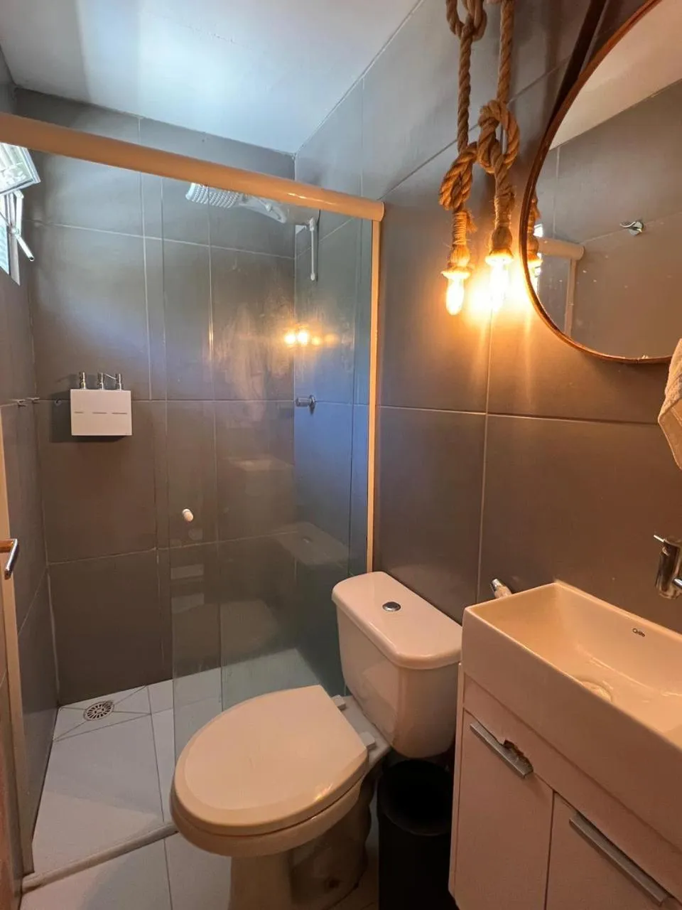 Shower in Pousada Estrela Cordel